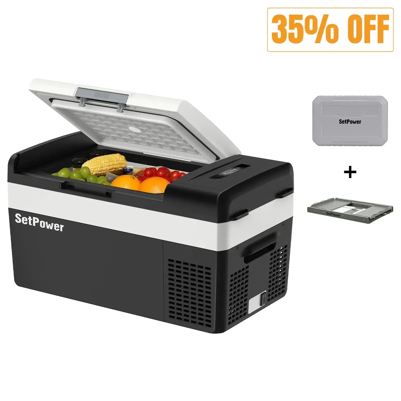 Setpower MC20 Electric Cooler for Car or Camping with Slider