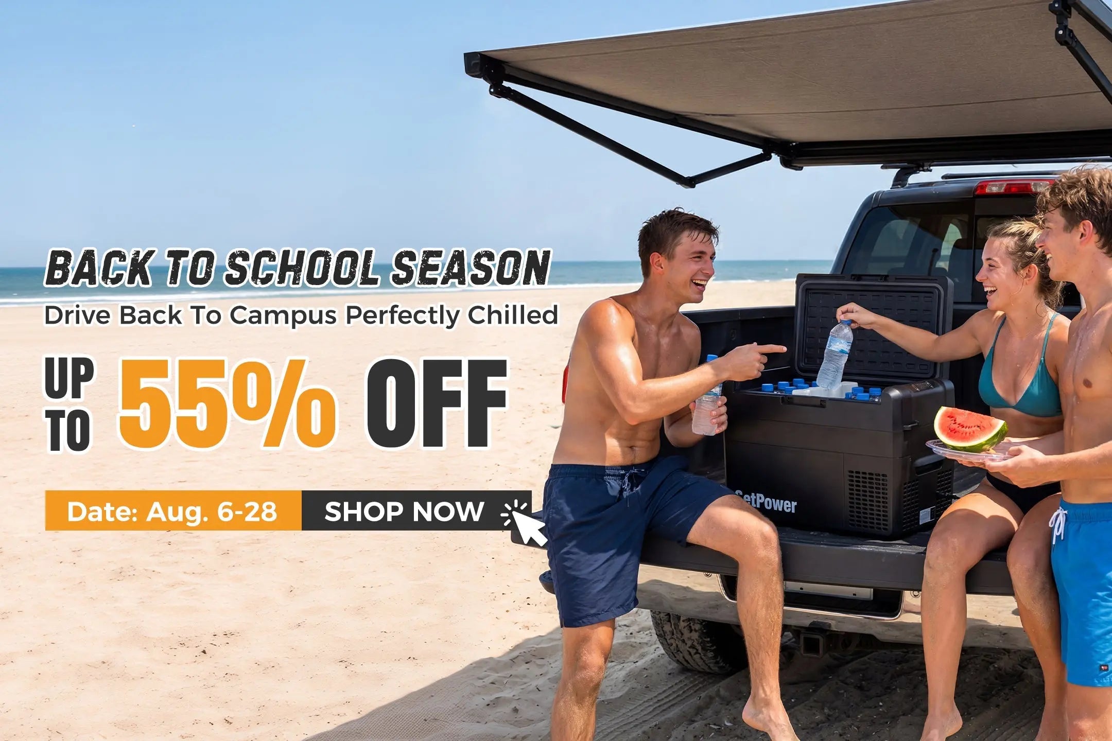 Back to School 2026: The 12 Volt Refrigerator for College Dorms & Road Trips Setpower 12Volt Refrigerator