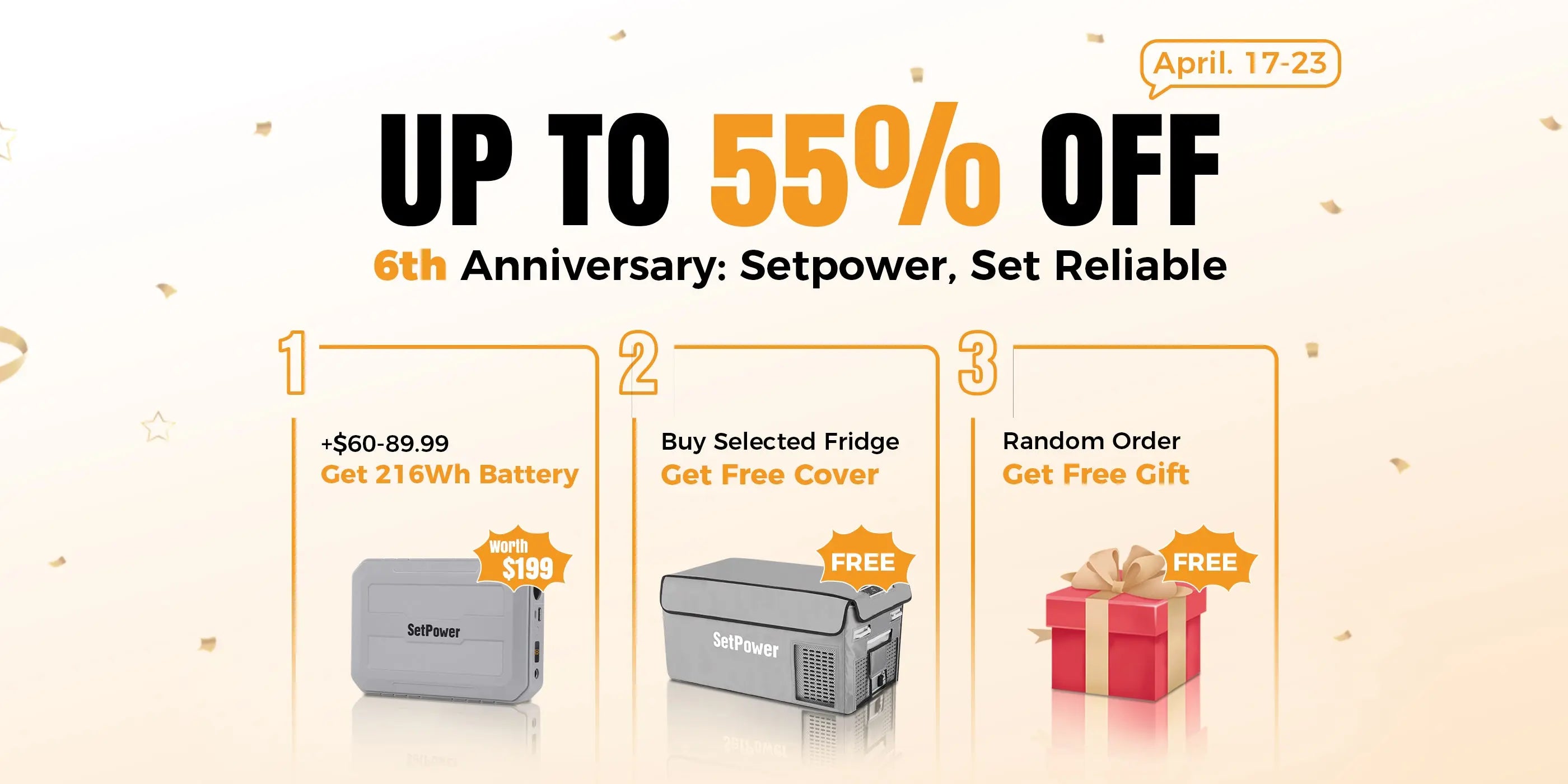 Setpower Anniversary Sale | Up To 55% Off
