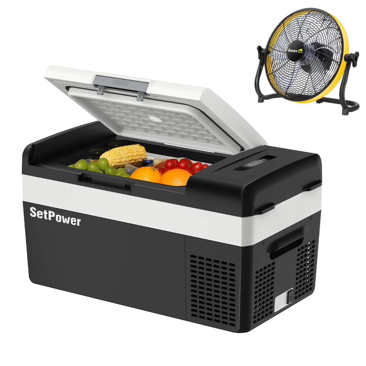 Setpower MC20 12 Volt Fridge for Camper Electric Cooler for Car 21Qt Setpower