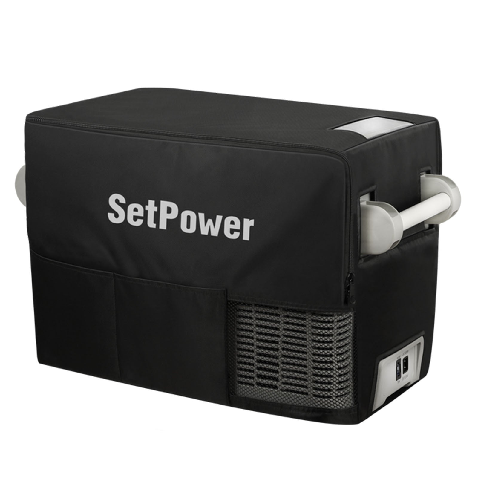 Setpower 42Qt AJ40 12V Fridge Solar Panel Battery Powered Cooler