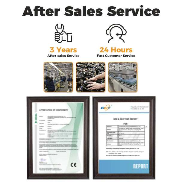 SetPower RV65D 12 Volt Electric Refrigerator 68.6Qt Ice Cooler For Truck RV Setpower