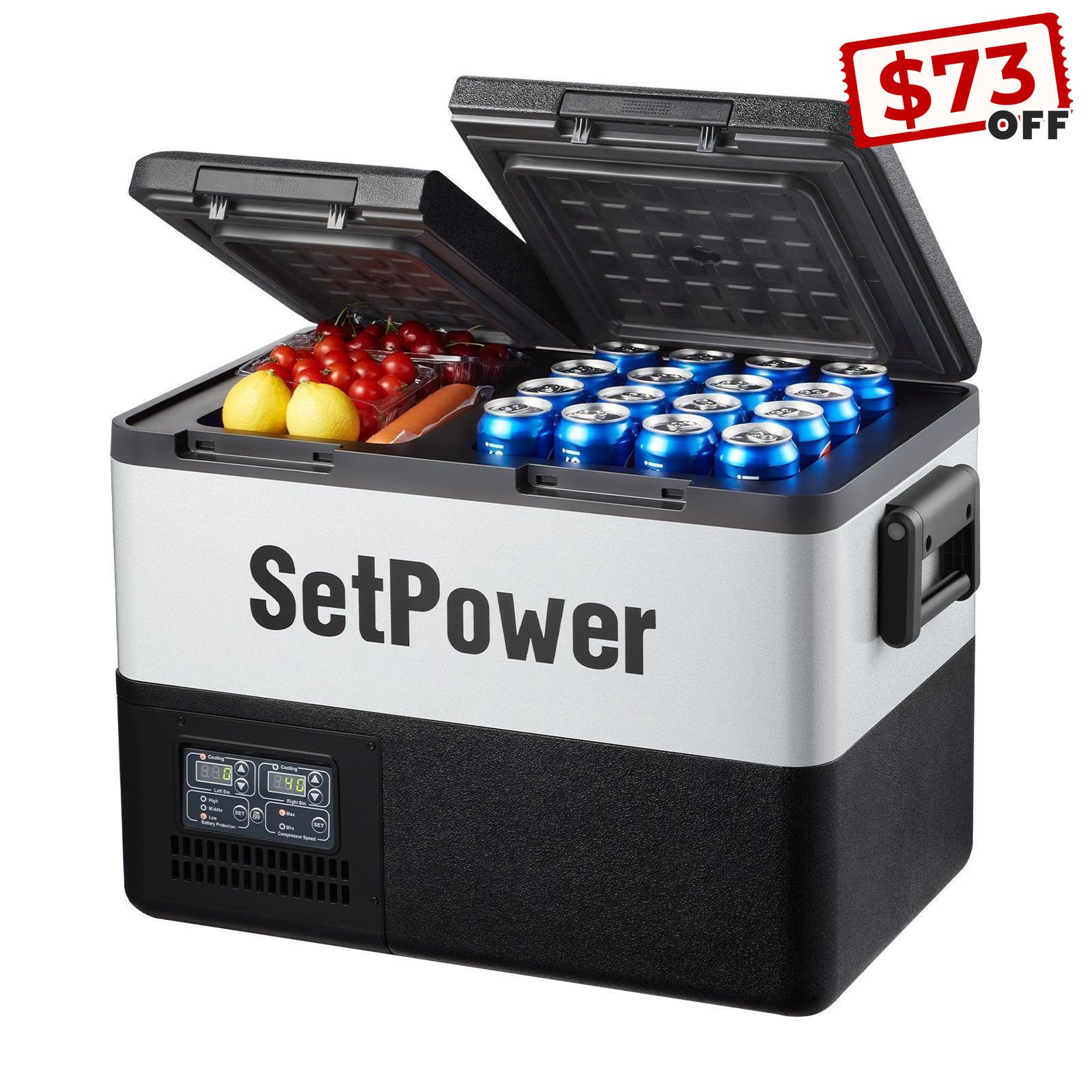    From $289 Setpower PT35 12V Fridge Freezer Portable Refrigerator 37Qt- Setpower