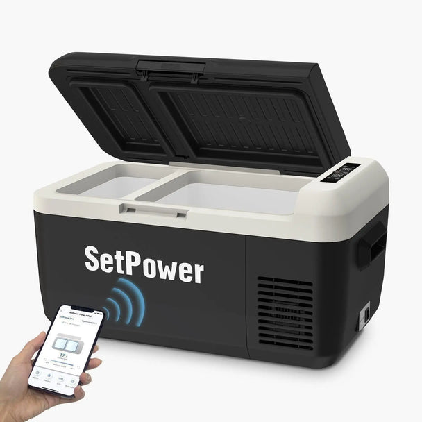 Setpower PT30 32Qt Car Fridge 12V Refrigerator Freezer Dual Zone Setpower