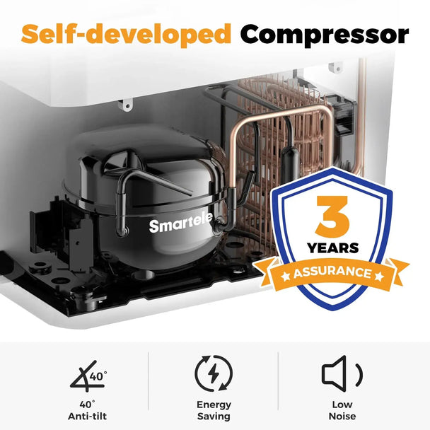 Setpower RF25 Car Refrigerator Electric Cooler for Solo Trip 27Qt Grey Setpower