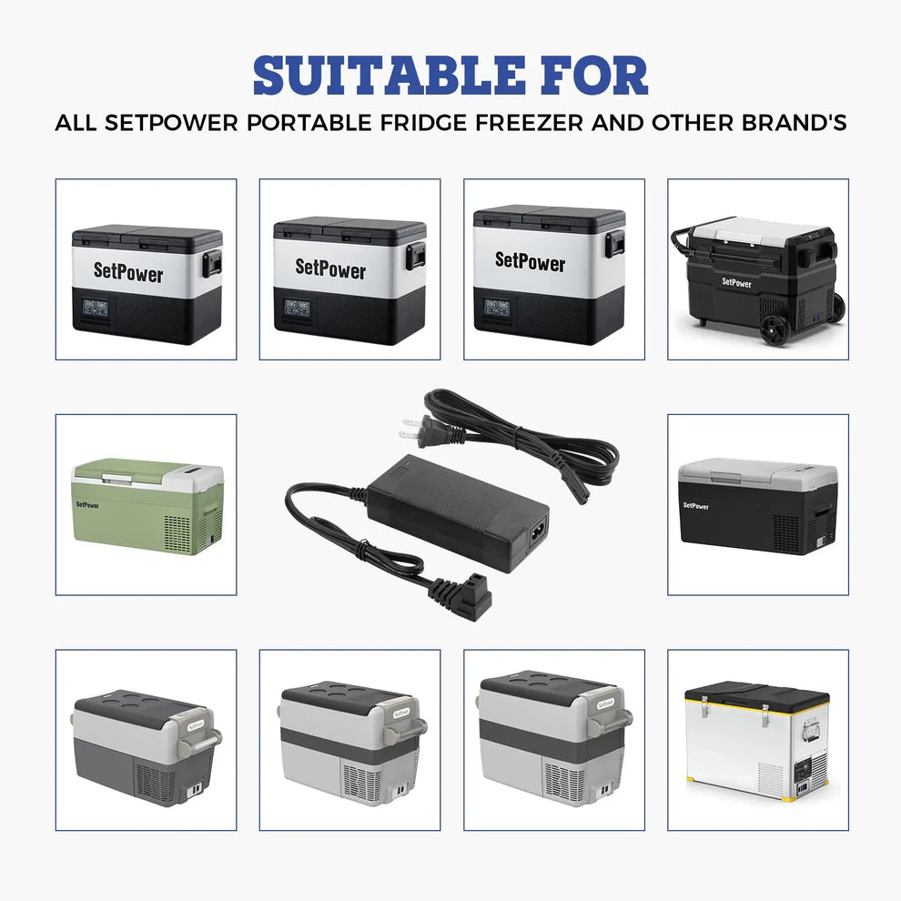 AC Adapter for SetPower Portable Freezer, AC to DC Converter – Setpower ...