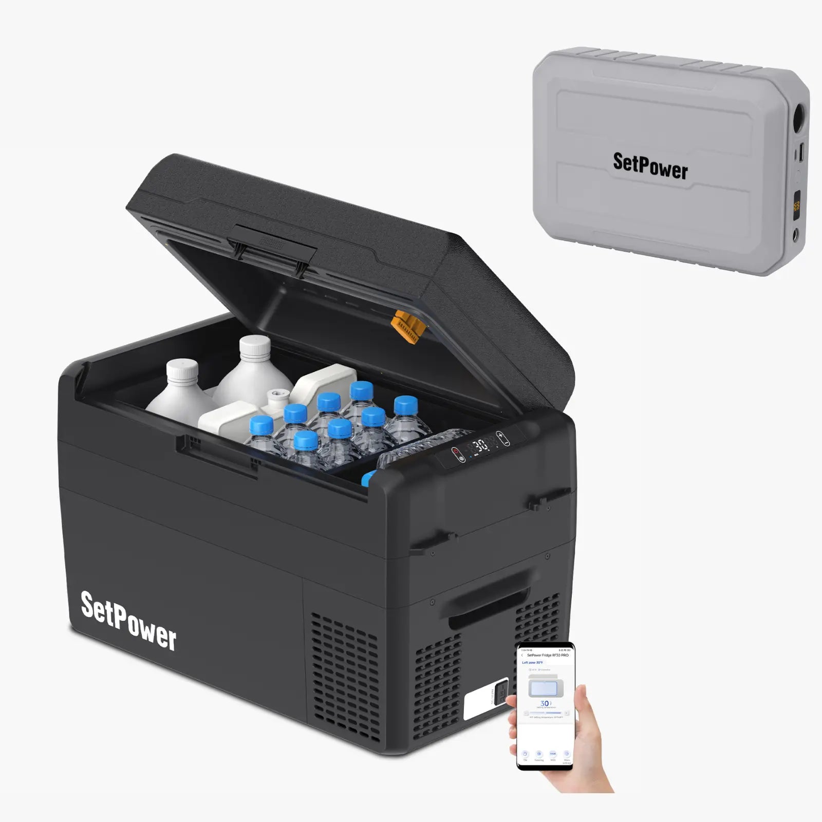 Setpower RF30PRO New Large Capacity Car Fridge Freezer for Camping Setpower