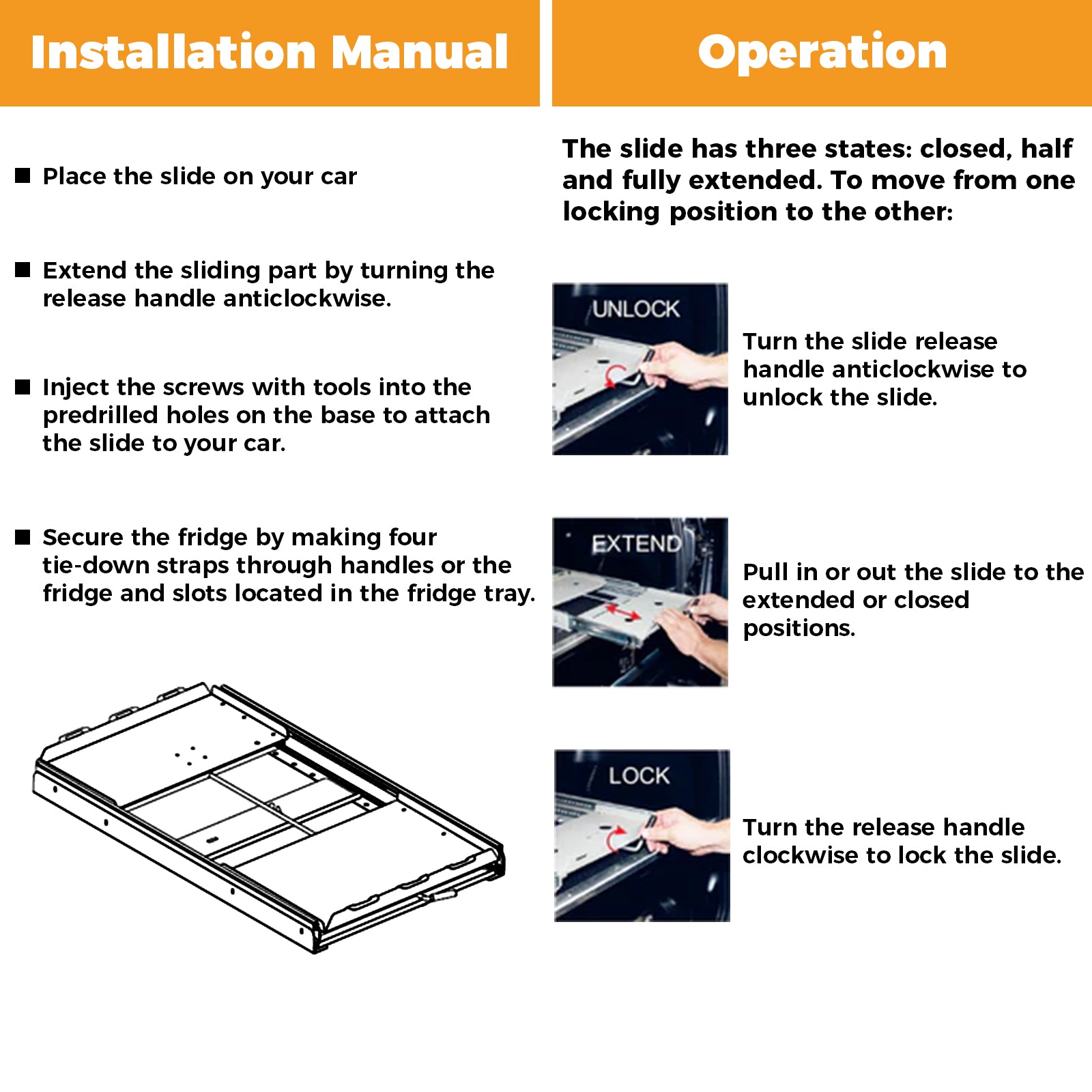 Setpower Slider for RF20 RF25 12 Volt Refrigerator Car Fridge Setpower
