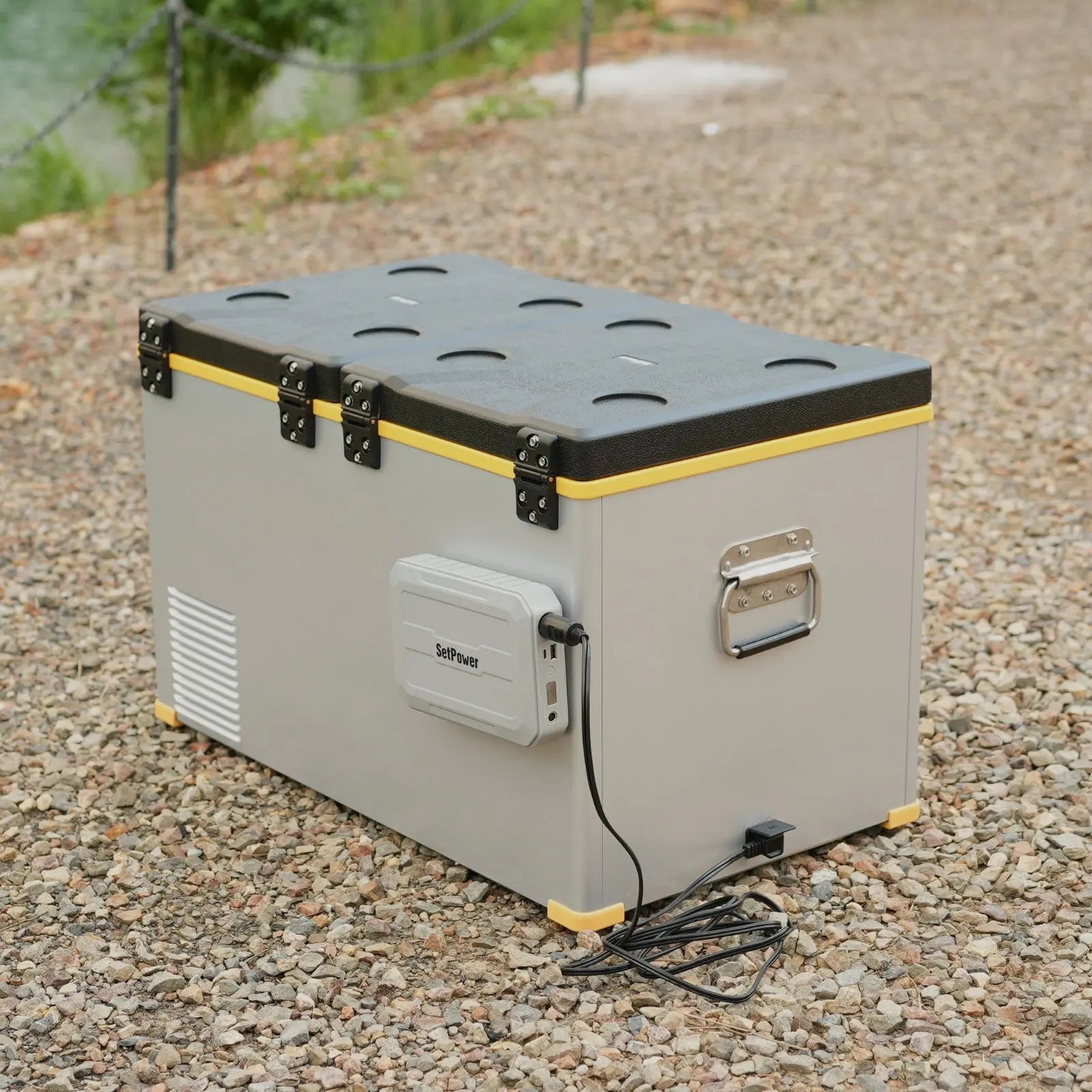 SetPower RV65D 12 Volt Electric Refrigerator 68.6Qt Ice Cooler For Truck RV Setpower