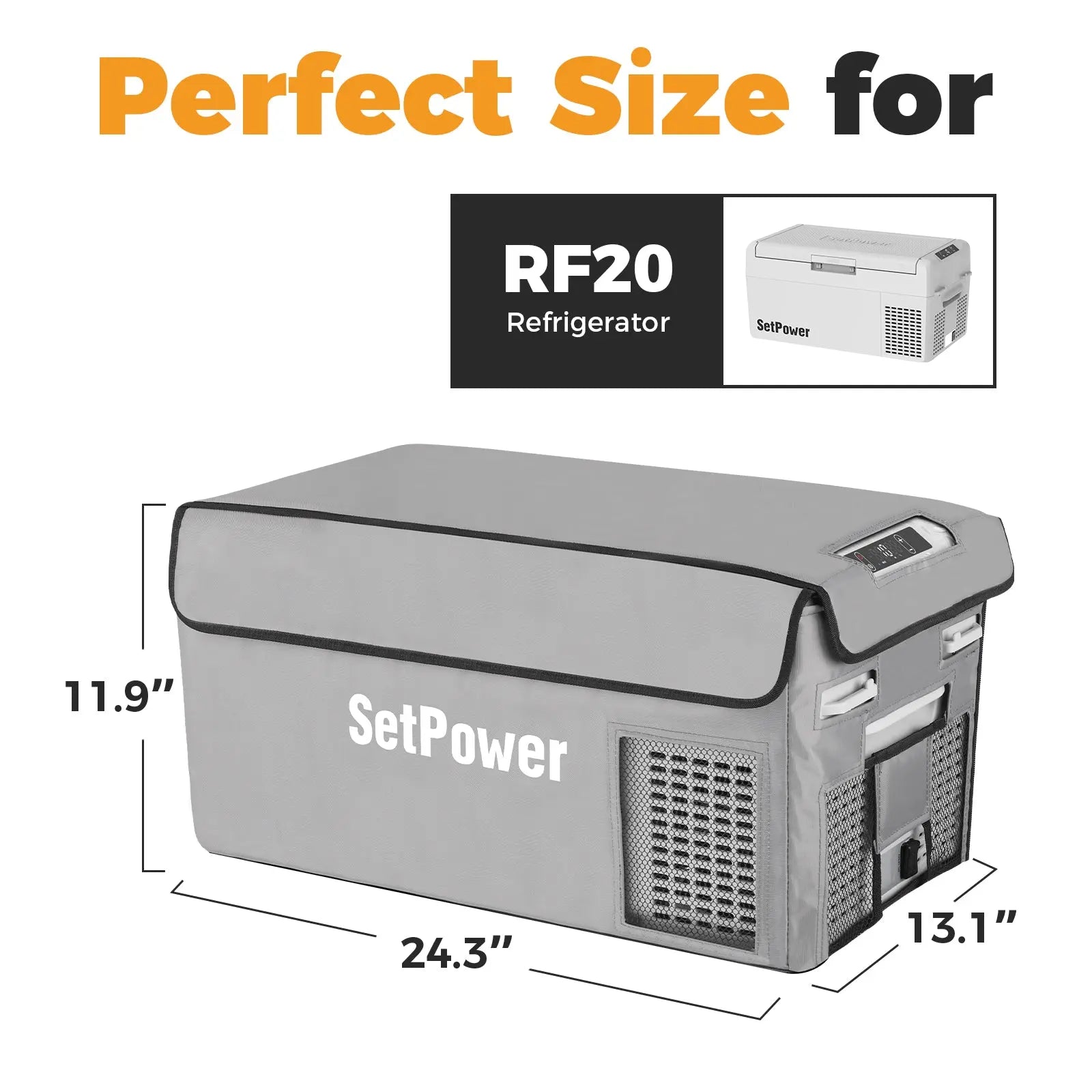 Buy Setpower RF20 Fridge, Add $30 Get a Protective Cover(Worth $65.99) Setpower