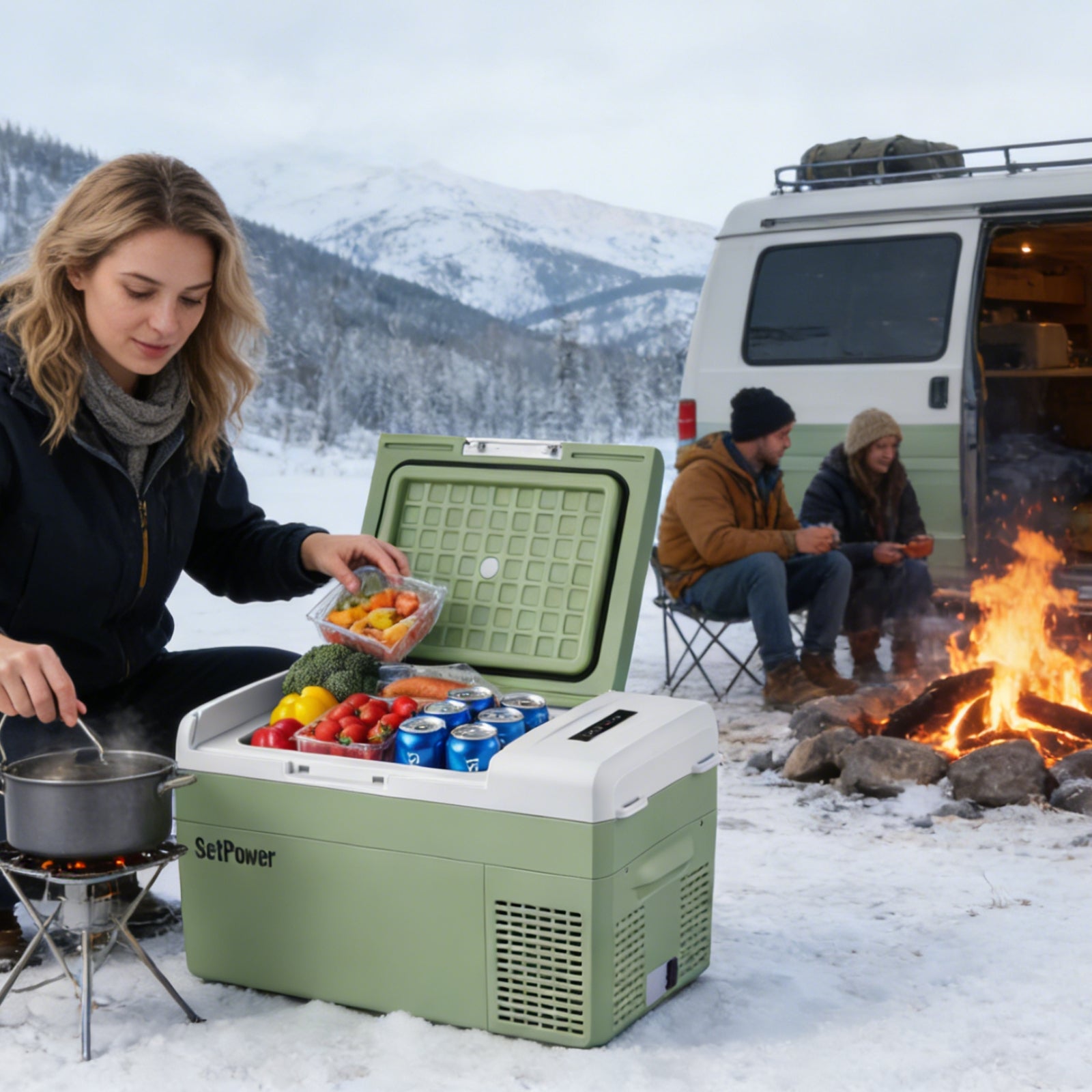 Setpower Outdoor Sale | Setpower Dual Zone Fridge Freezer For