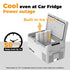 Setpower RF20 Electric Cooler 12 Volt Fridge Freezer Bundle for Tesla Setpower