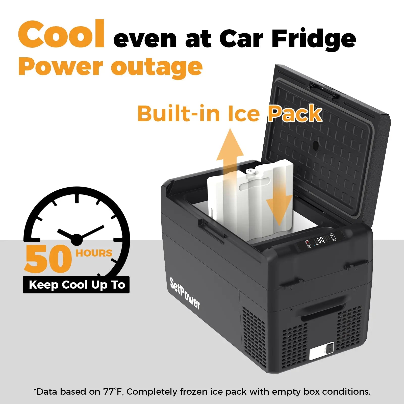 Setpower RF25 12 Volt Electric Cooler Car Fridge Refrigerator 27Qt Setpower