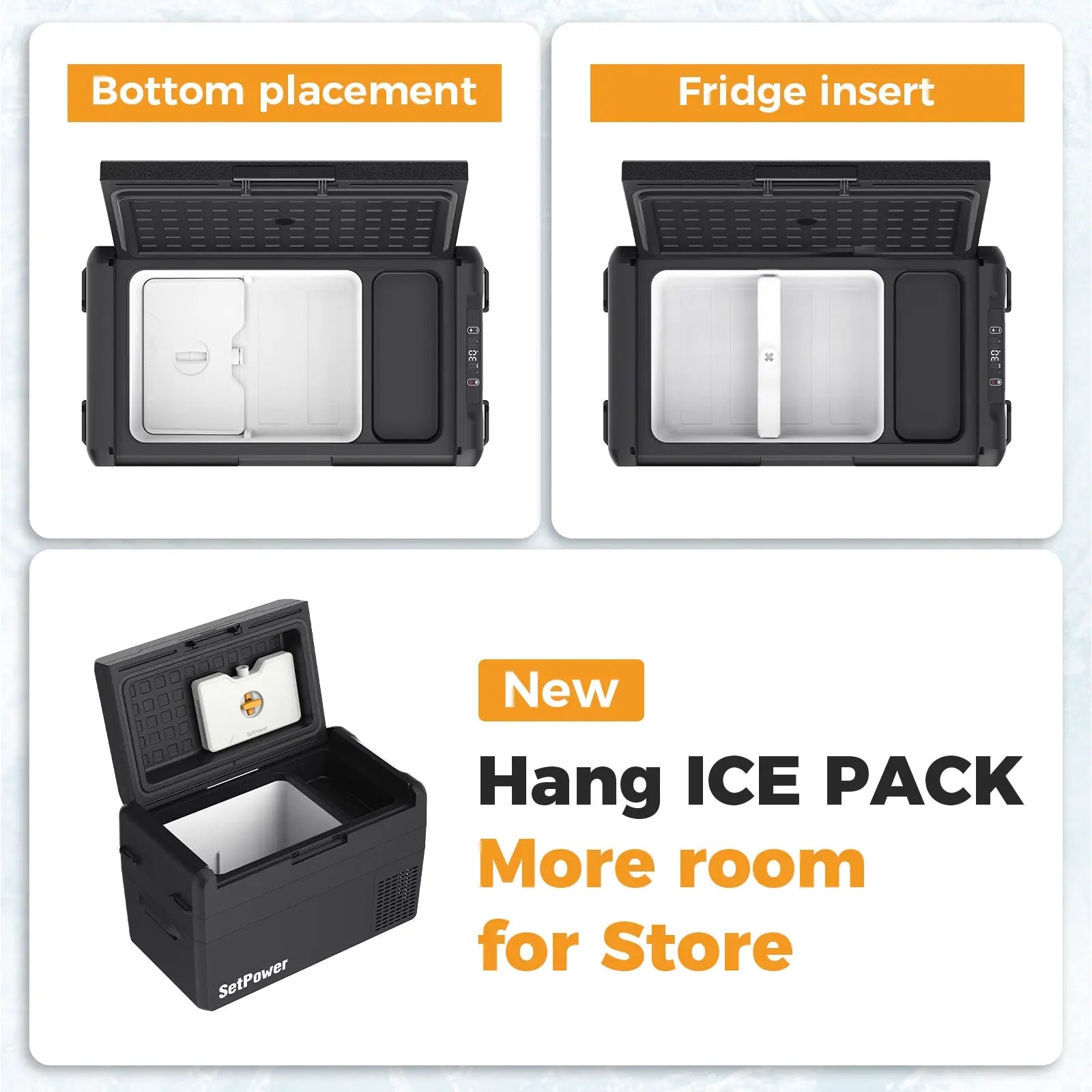 $16.99 Only-Upgrade Setpower ICE PACK For RF20/25 Car Refrigerator Setpower