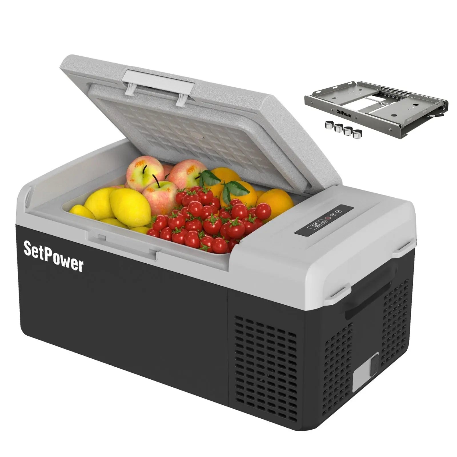 Setpower FC15 Portable Refrigerator Freezer Car Refrigerator 15.8Qt Setpower