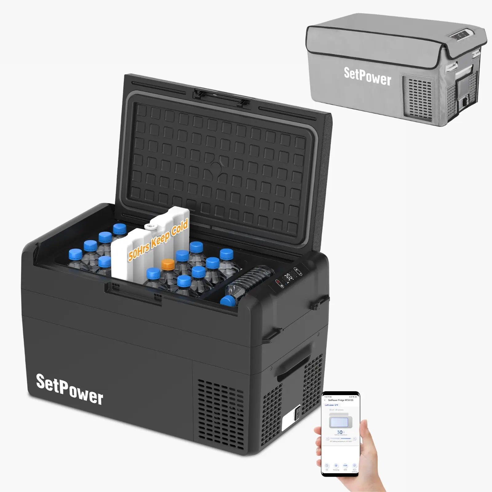 Setpower RF25 Electric Cooler 12 Volt Freezer Car Refrigerator 27Qt(Ship Out August 5th) Setpower