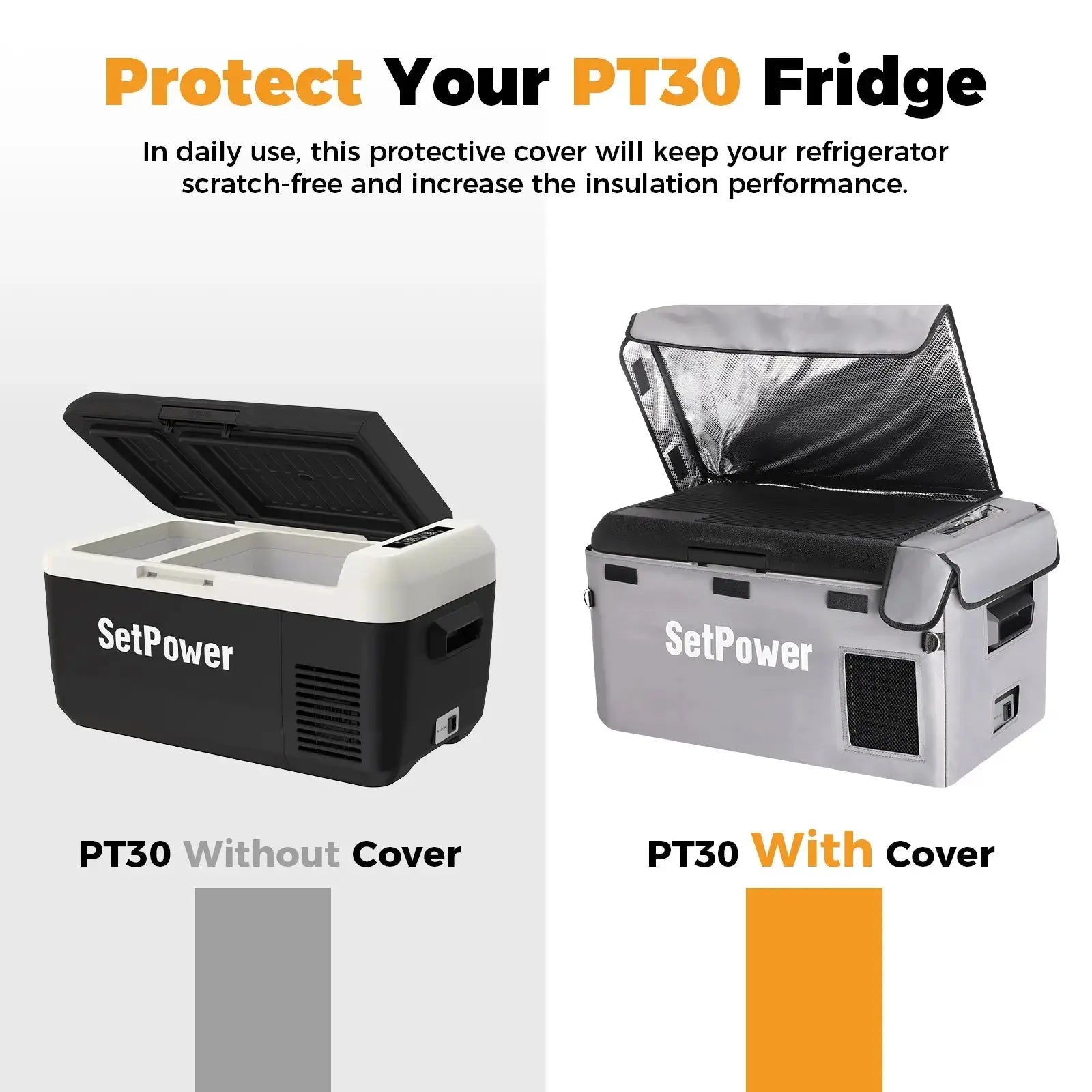 Setpower Insulated Protective Cover For Setpower PT30 RF30 Fridge Freezer Setpower