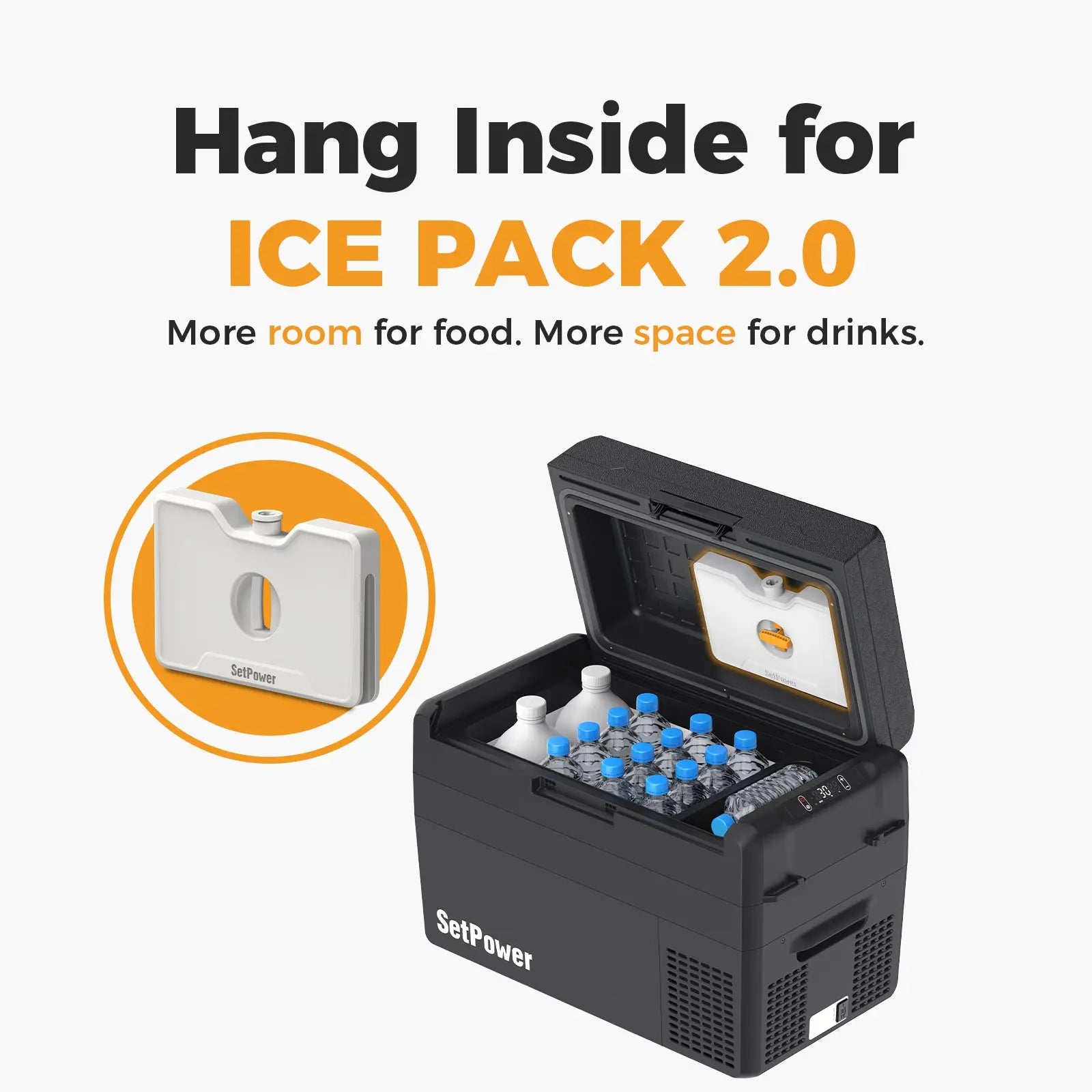 $29.99 Only-Upgrade Setpower ICE PACK For RF20/25 Car Refrigerator(Ship Out June 17) (Copy) Setpower