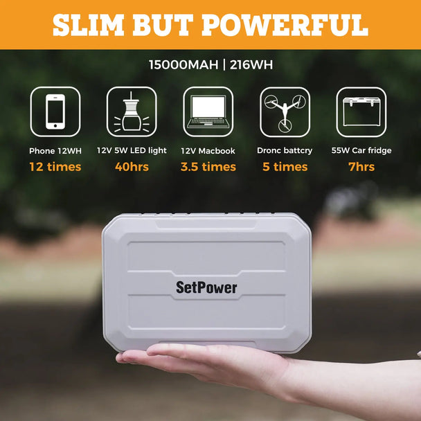 Setpower PG216Wh Portable Power Station Power Bank - Ship Out Sep 29 Setpower