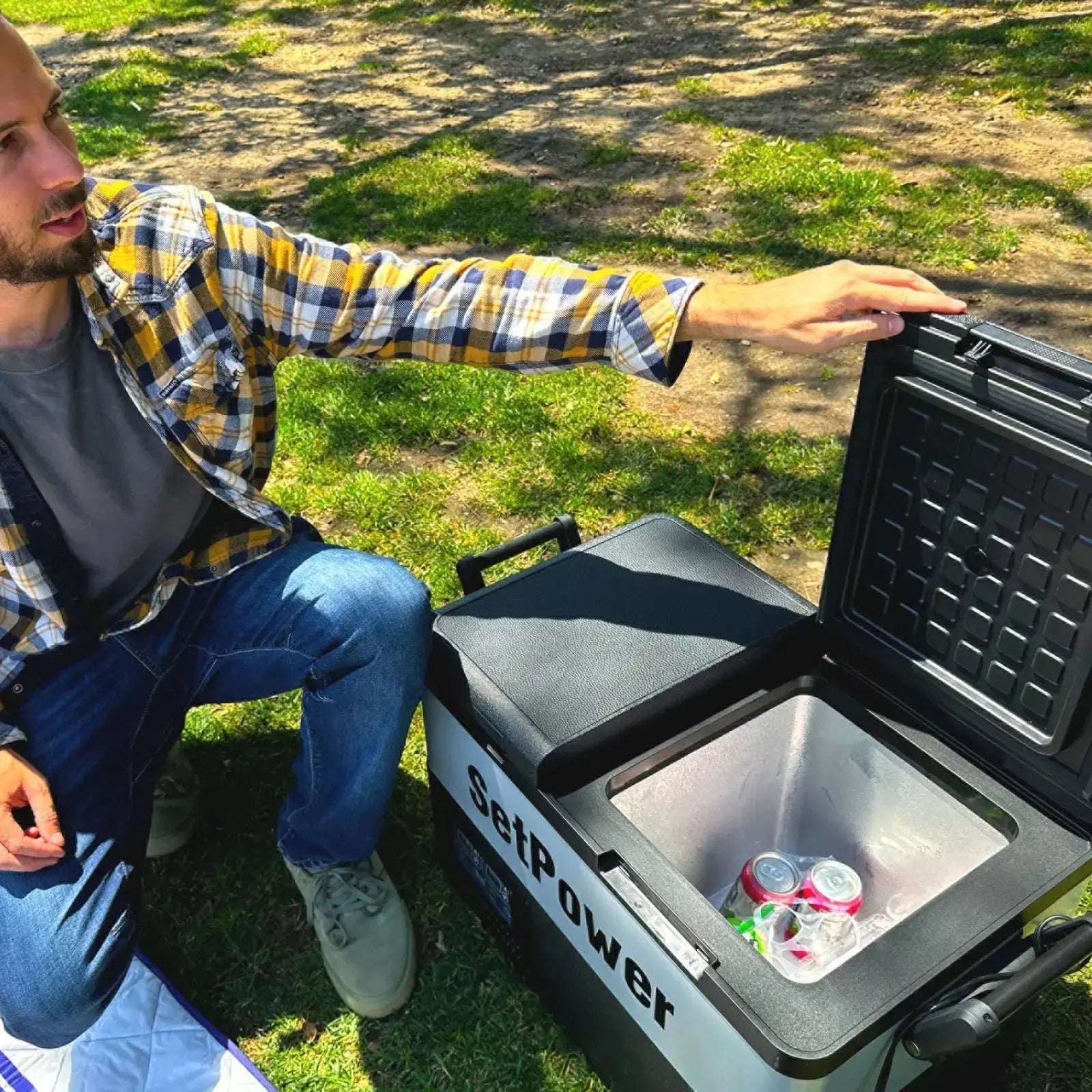 Used Refrigerator - Used 37 Quart Portable Fridge Freezer Car Refrigerator Setpower