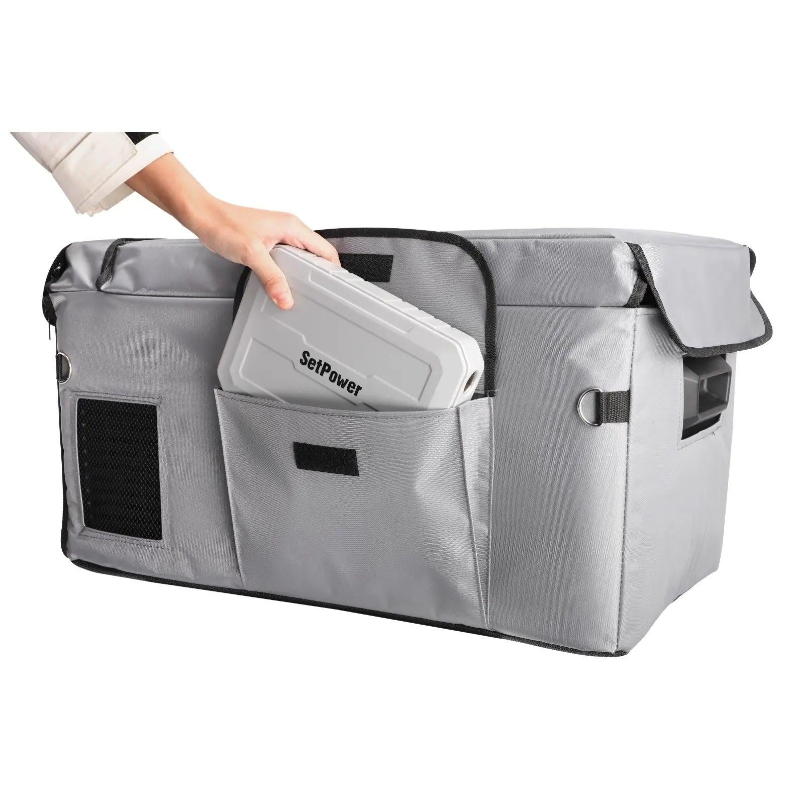 Setpower PT30 32Qt Car Fridge 12V Refrigerator Freezer Dual Zone Setpower