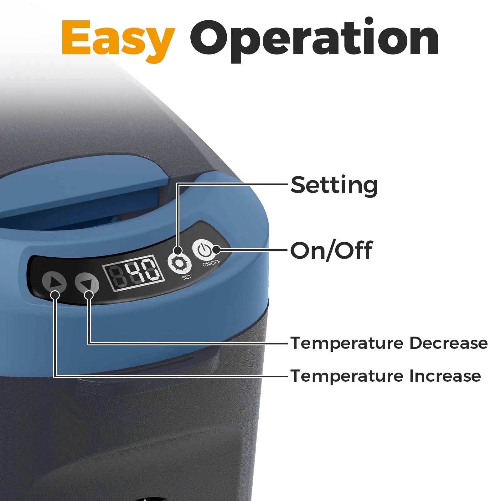 Setpower AB15 AB16 Armrest 12V Car Fridge Automotive Refrigerator 16Qt Setpower