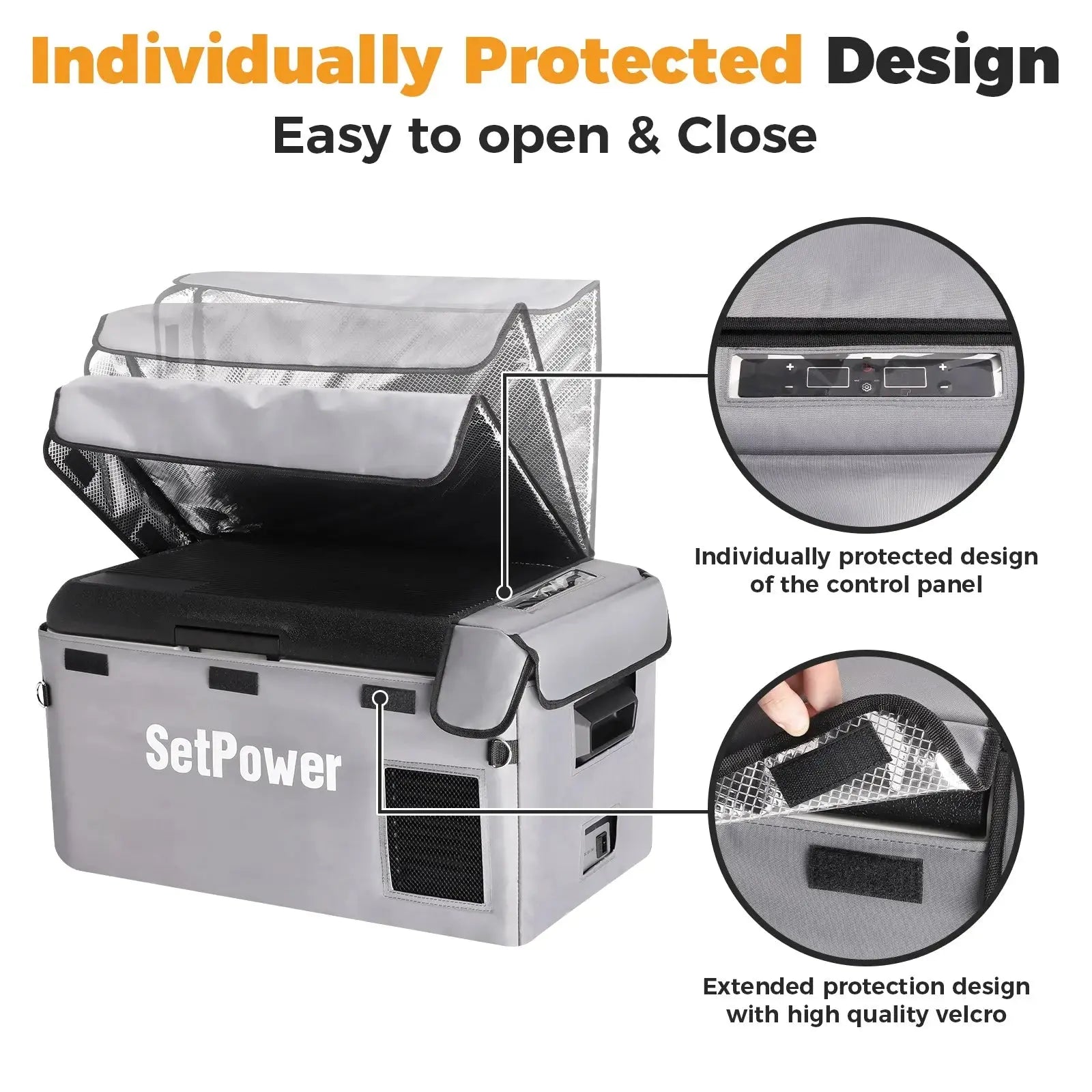 Setpower Insulated Protective Cover For Setpower PT30 RF30 Fridge Freezer Setpower