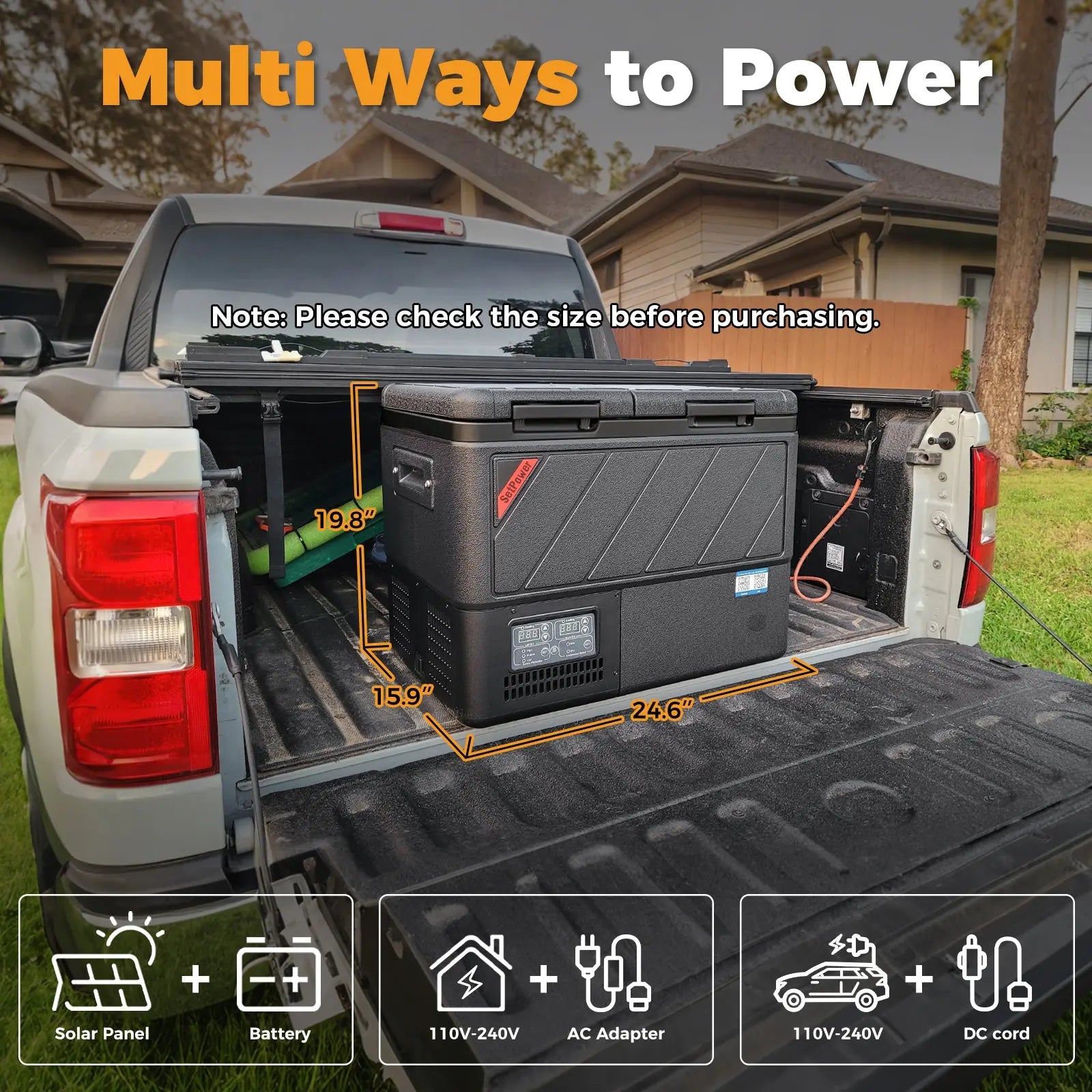 Only $299.99 | New Colour New Upgrade | Setpower DT45 Portable Refrigerator Setpower
