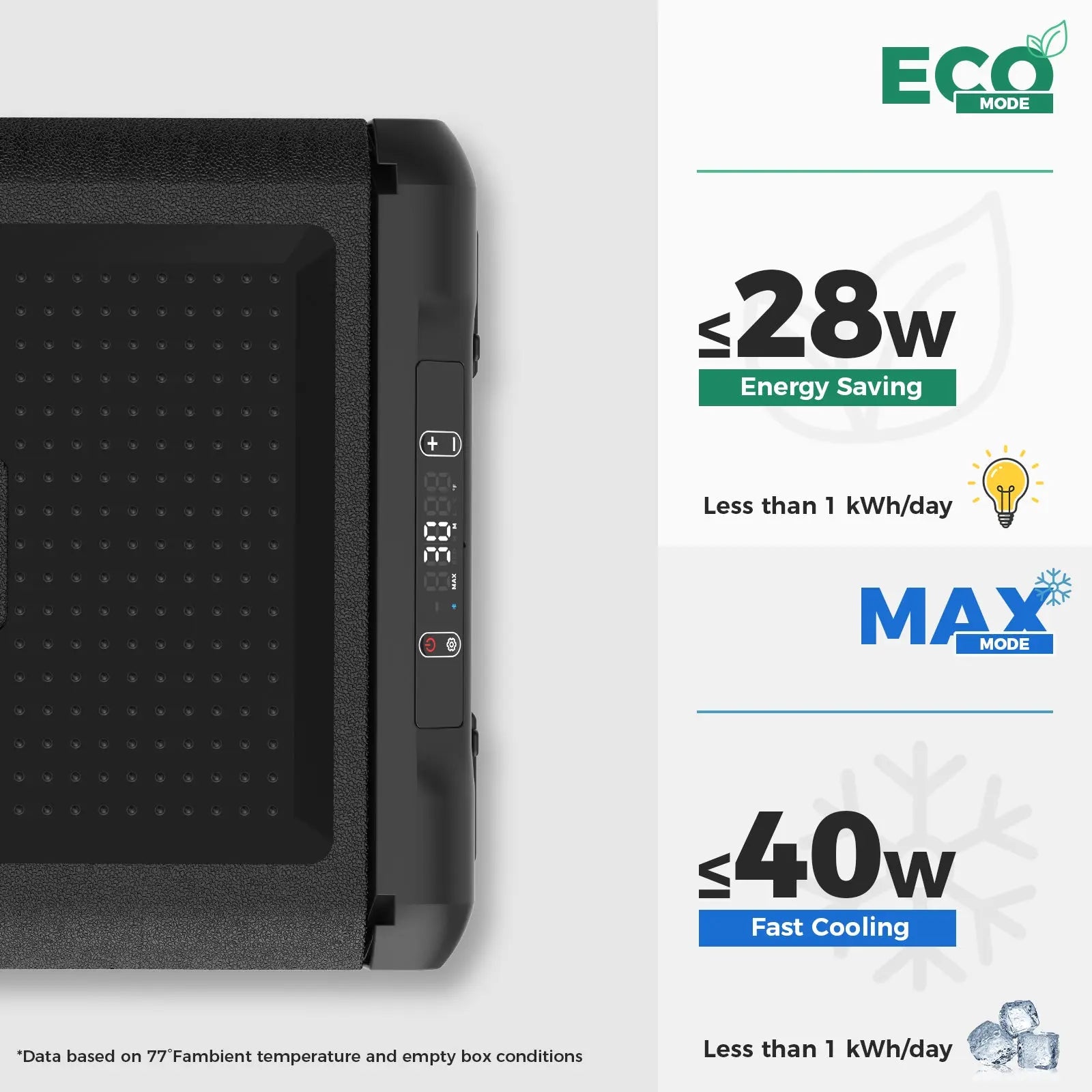 Setpower RF25 12 Volt Electric Cooler Car Fridge Refrigerator 27Qt Setpower