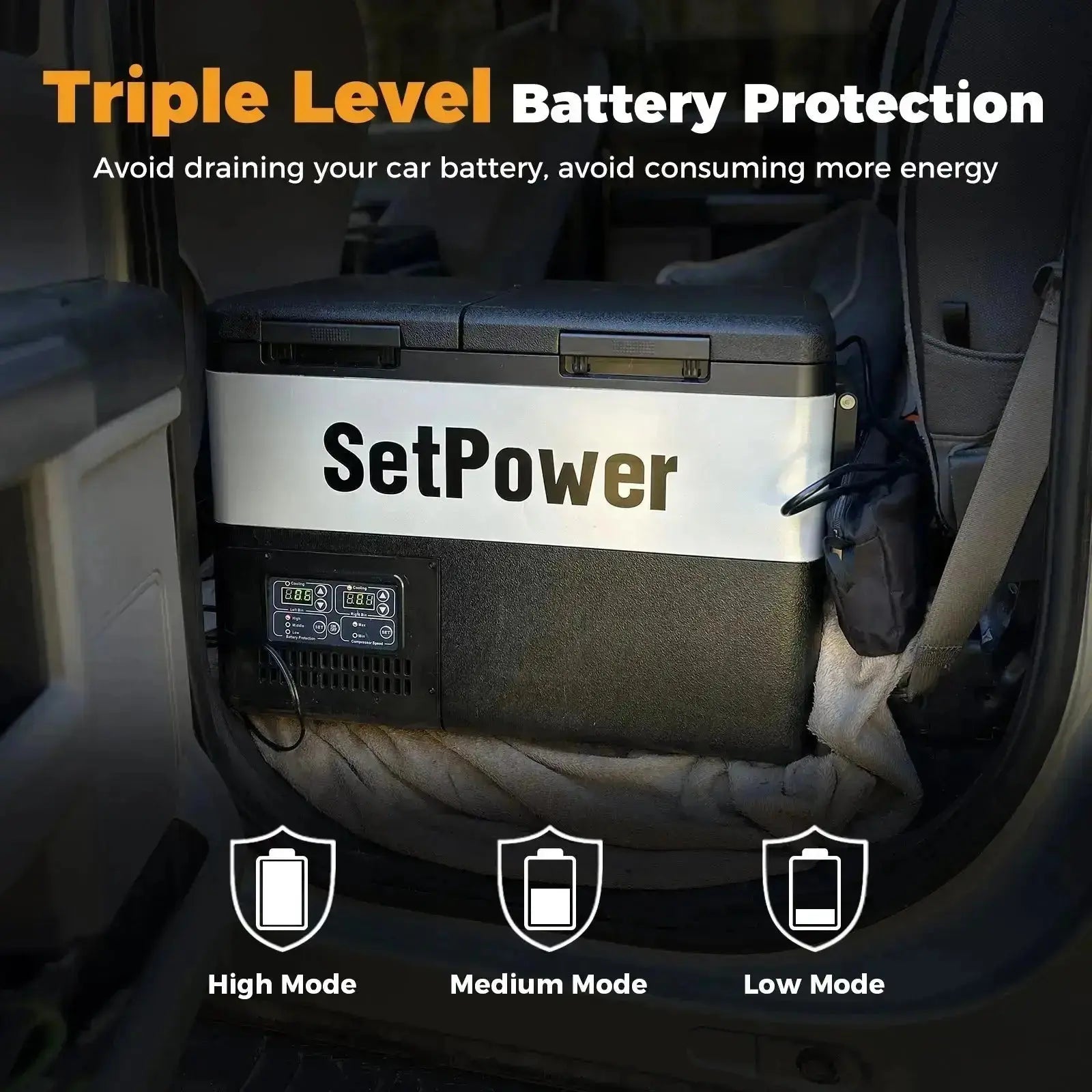    From $289 Setpower PT35 12V Fridge Freezer Portable Refrigerator 37Qt- Setpower