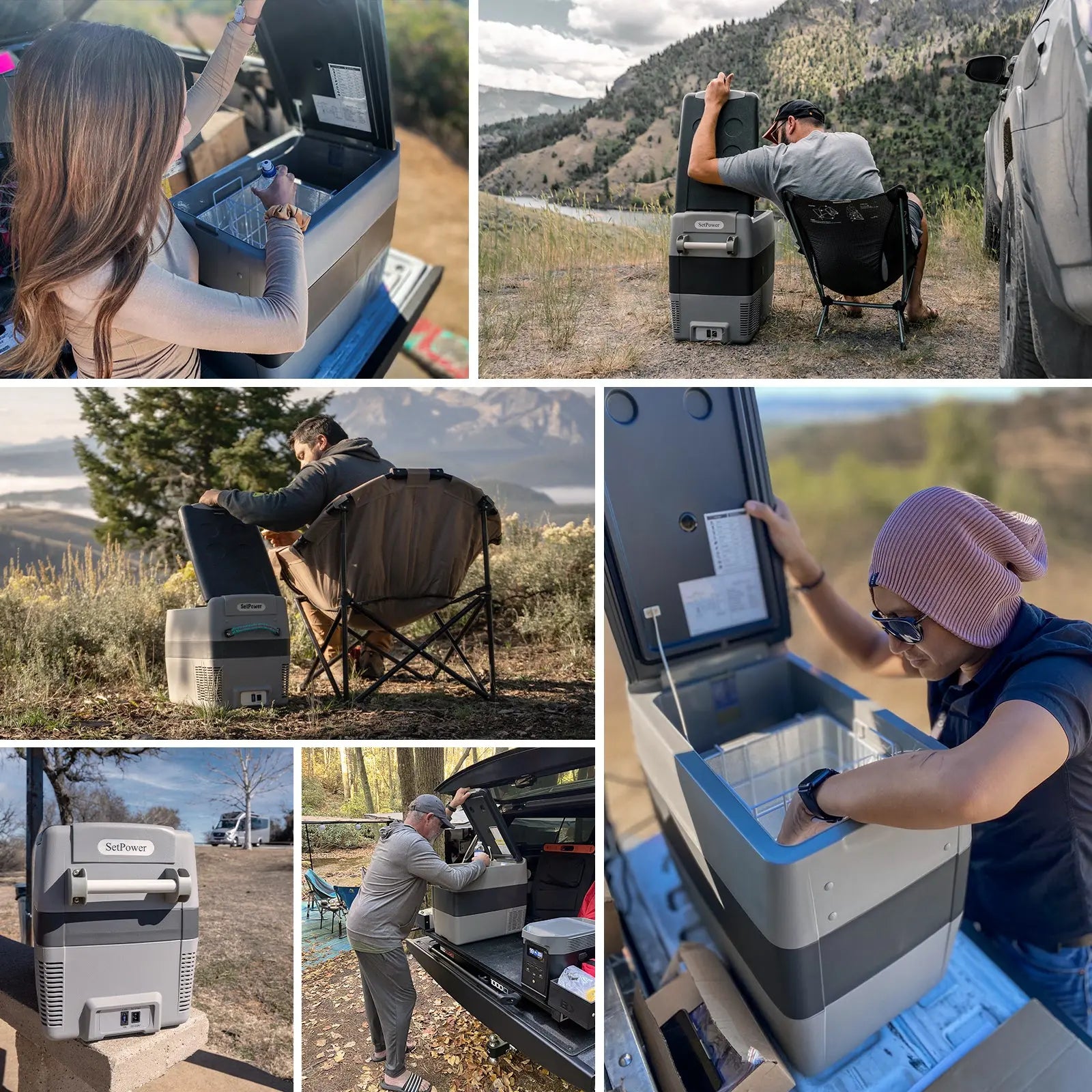 Setpower AJ30 12 Volt refrigerator Car Fridge Freezer for Car Heavy-Duty Truck | 32Qt