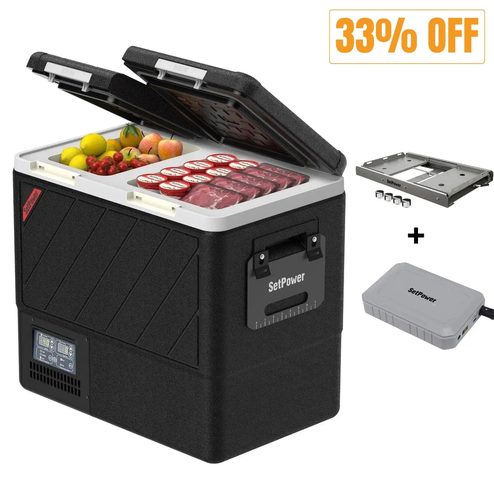 Setpower DT55 Car Cooler for Vehicles 12 Volt Freezer Car Fridge