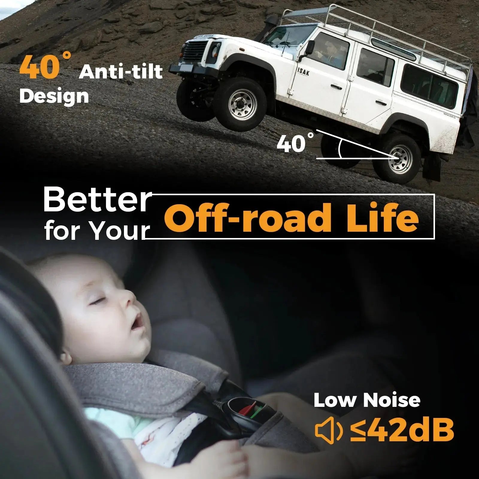 Setpower AB16 Armrest 12 volt Car Fridge Automotive Refrigerator 16Qt Setpower