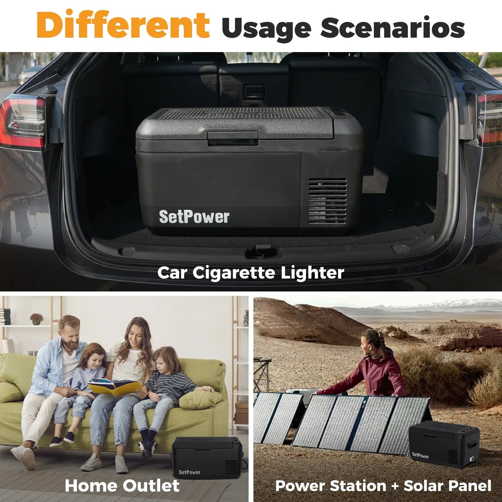 Setpower RF30 12 Volt Electric Cooler Portable Freezer for Vehicles | 32Qt App Control