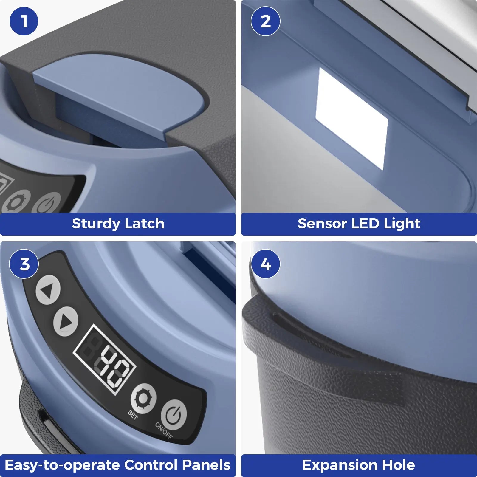 Setpower AB15 AB16 Armrest 12V Car Fridge Automotive Refrigerator 16Qt Setpower