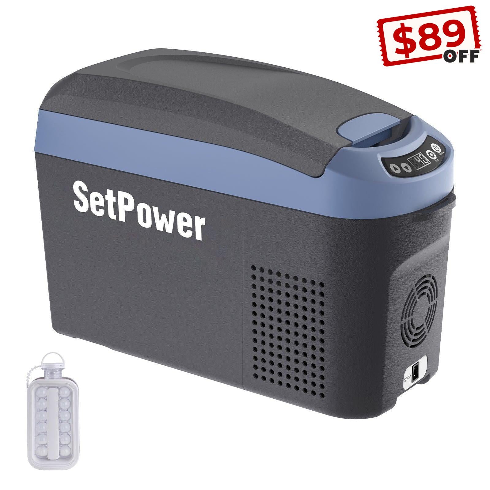 Setpower AB15 AB16 Armrest 12V Car Fridge Automotive Refrigerator 16Qt Setpower