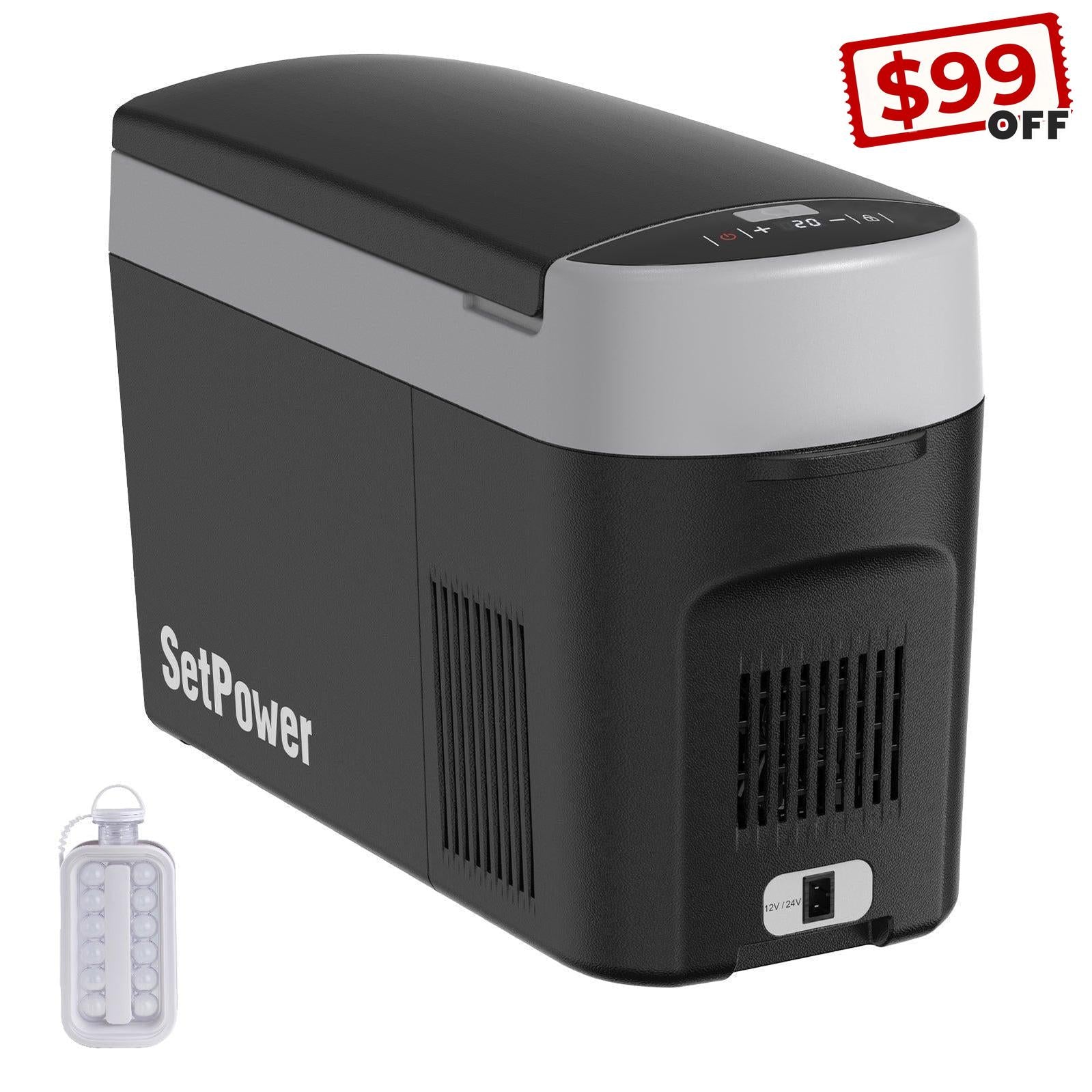 Setpower AB16 Armrest 12 volt Car Fridge Automotive Refrigerator 16Qt Setpower