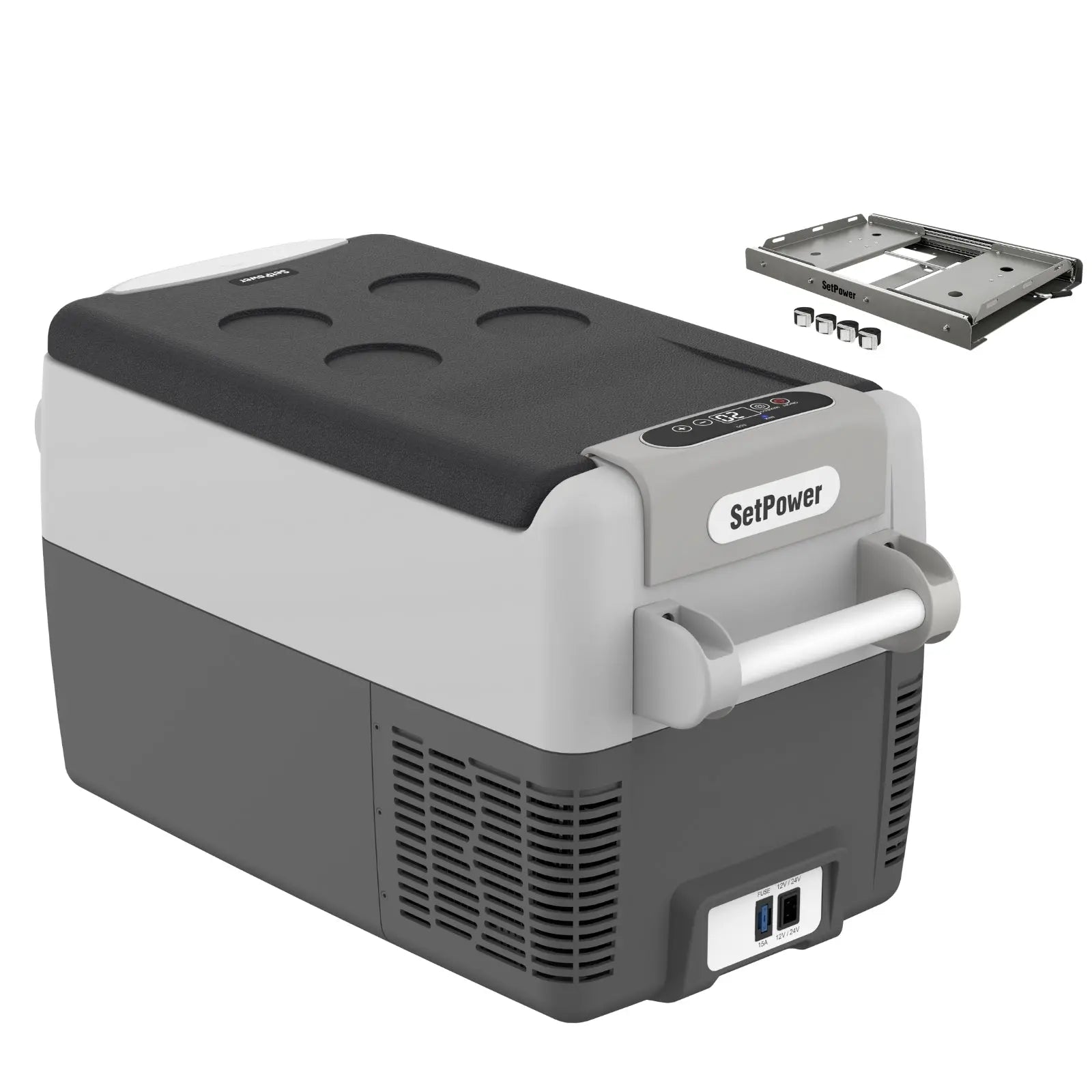 Setpower AJ30 Car Refrigerator 12 Volt Fridge for Semi Truck 32Qt Setpower