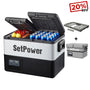 Setpower PT35 45 55 Car Refrigerator 12 Volt Freezer with Slide Cover Setpower