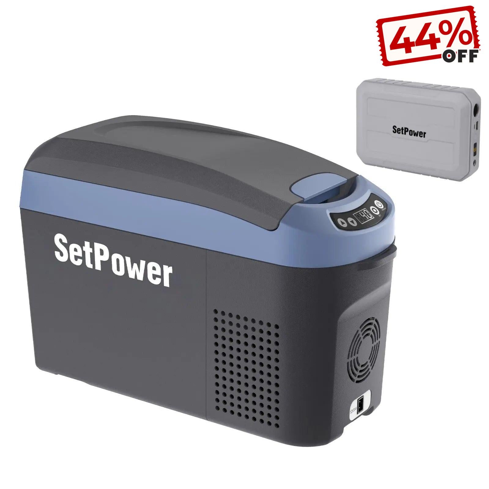 Setpower AB15 Armrest 12V Car Fridge Automotive Refrigerator 16Qt