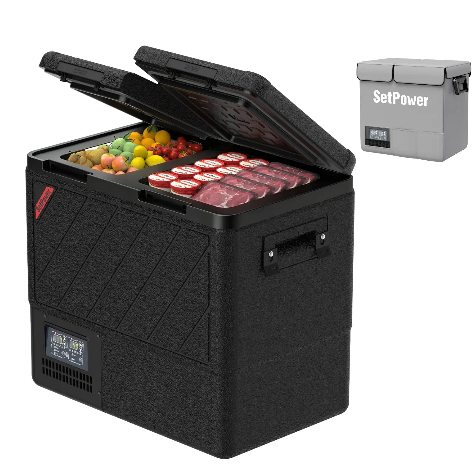 Only $319.99 | New Colour New Upgrade | Setpower DT55 12 Volt Refrigerator 59Qt Setpower