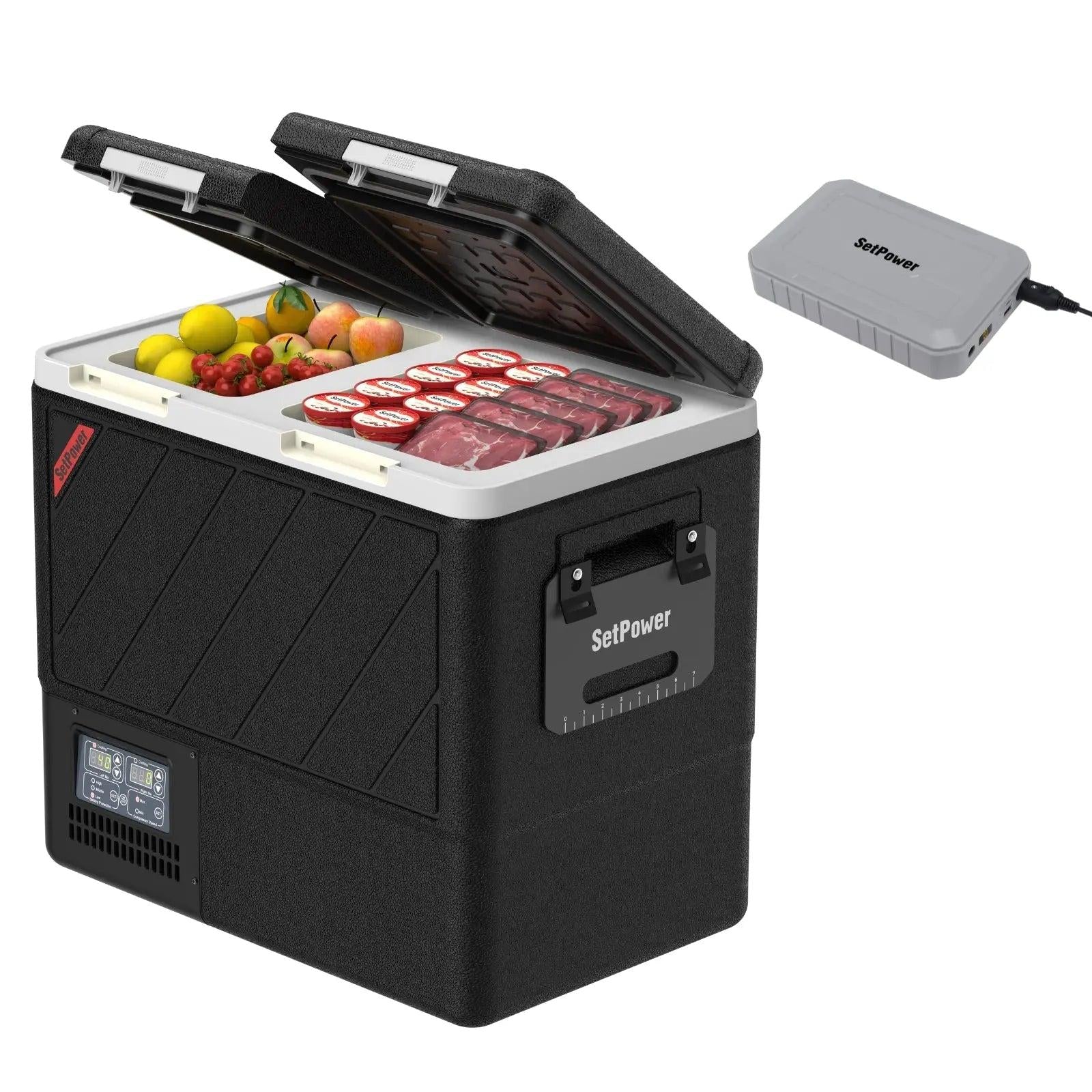 Setpower DT35 45 55 Car Refrigerator Cooler 12V Freezer With Battery Setpower