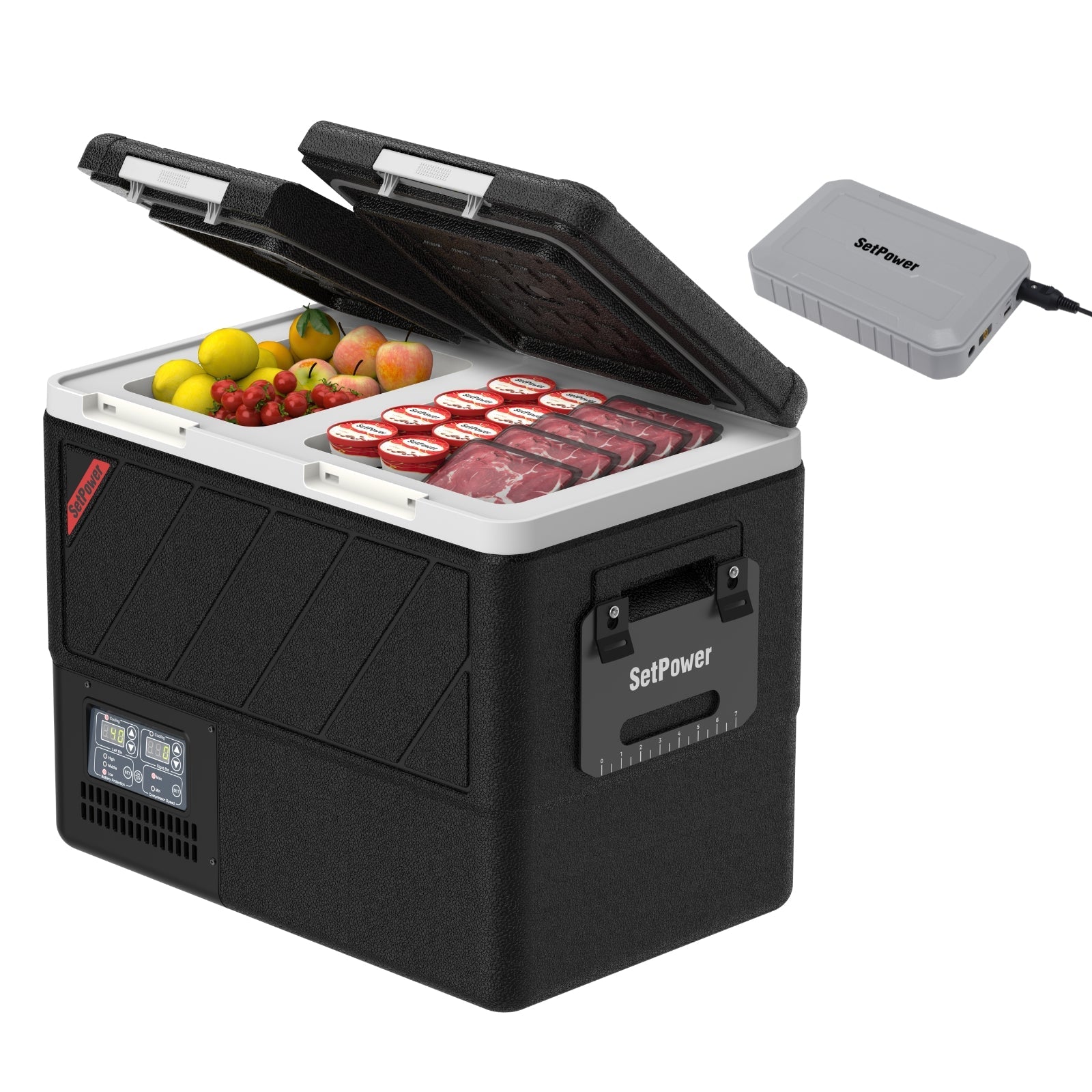 Setpower DT35 45 55 Car Refrigerator Cooler 12V Freezer With Battery Setpower