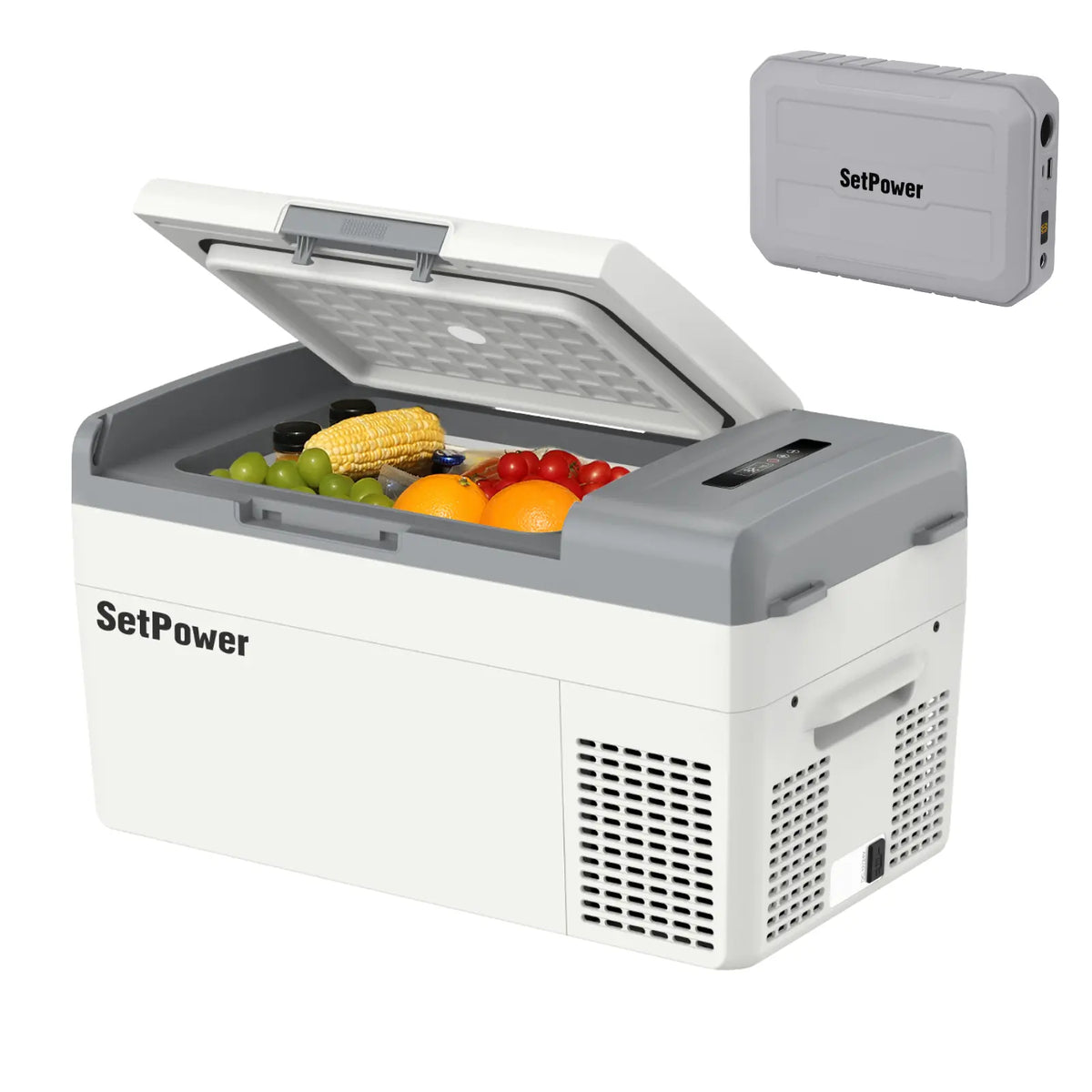 Setpower MC20 12 Volt Fridge Electric Cooler for Car or Camping 21Qt Setpower