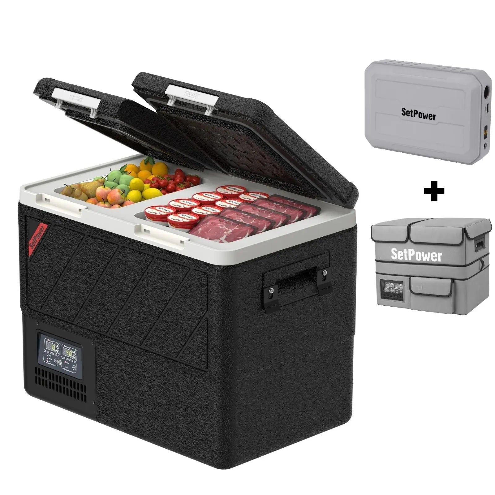 DT45 Portable Refrigerator Freezer 12V Freezer for Car 48Qt