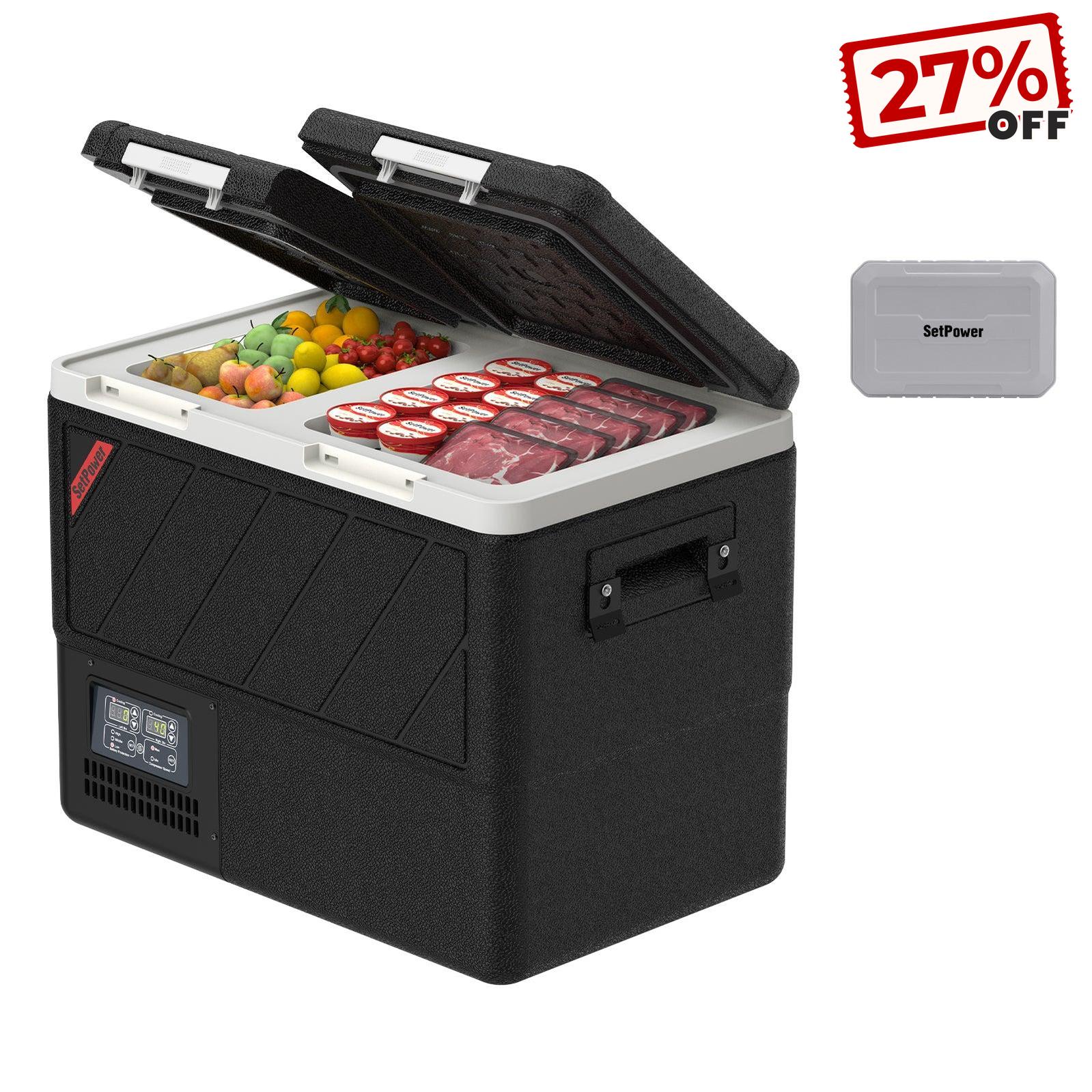 Setpower DT35 45 55 Car Refrigerator Cooler 12V Freezer With Battery