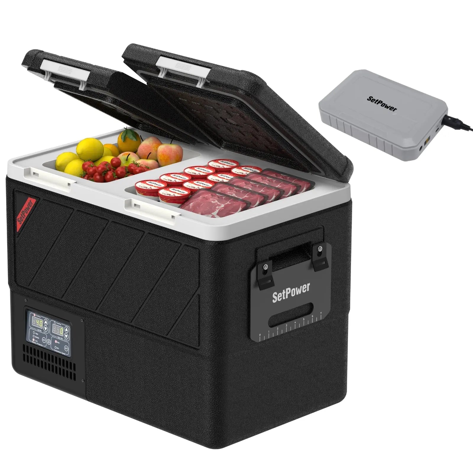 Setpower DT45 Portable Refrigerator Freezer 12V Freezer for Car 48Qt Setpower