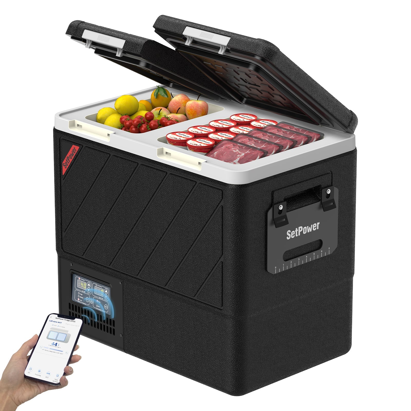 Setpower DT55 Car Cooler for Vehicles 12V Fridge Freezer Car Fridge 59Qt Setpower