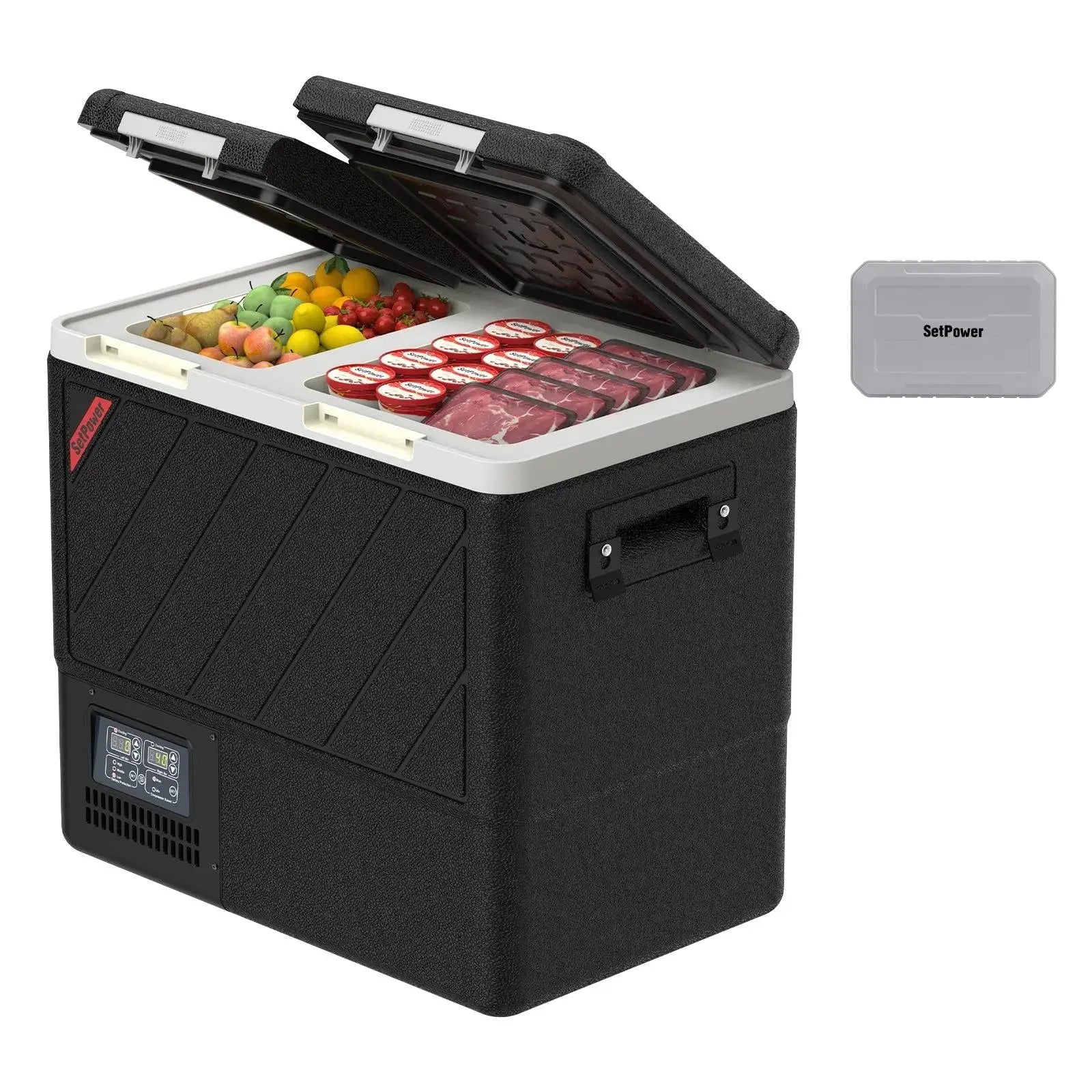 Setpower DT55 Car Cooler for Vehicles 12 Volt Freezer Car Fridge 59Qt Setpower