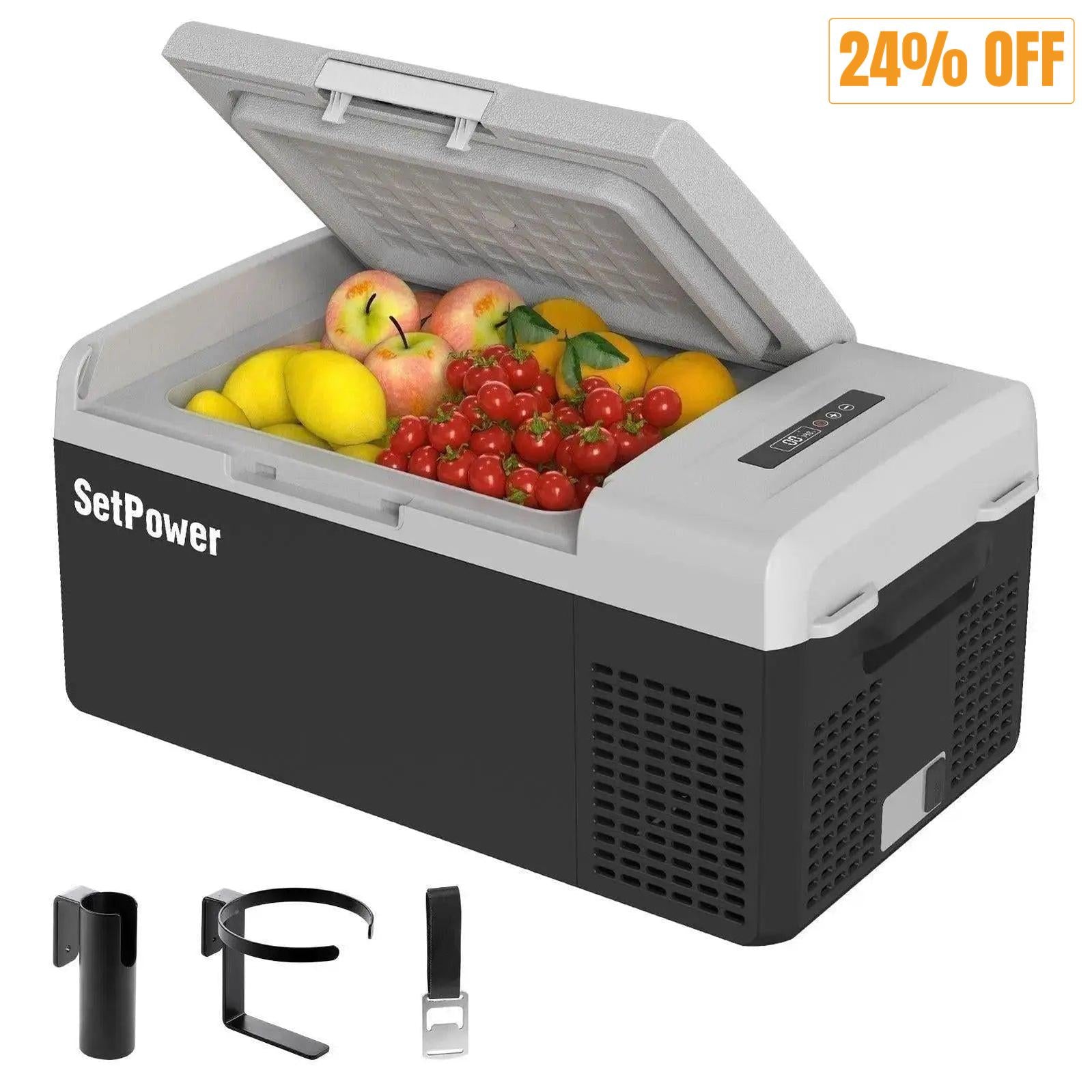 Setpower FC15 FC20 12 Volt Refrigerator Car Cooler for Van Camper Setpower
